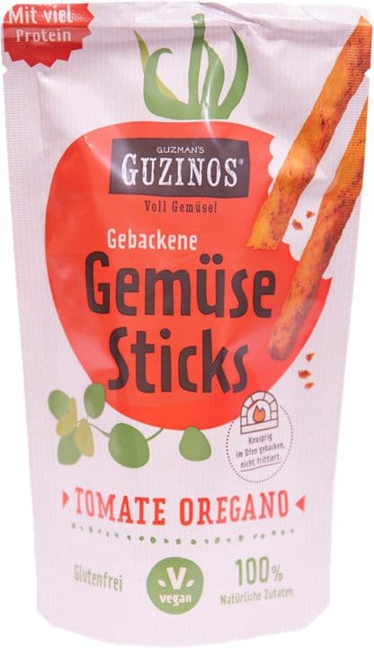GUZMAN'S GUZINOS Gebackene Gemüse Sticks Tomate-Oregano