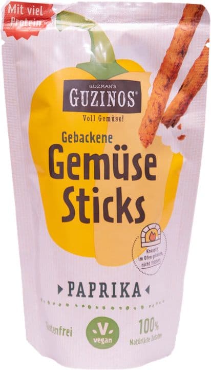 GUZMAN'S GUZINOS Gebackene Gemüse Sticks Paprika