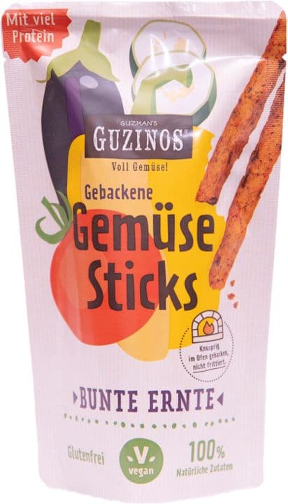 GUZMAN'S GUZINOS Gebackene Gemüse Sticks Bunte Ernte
