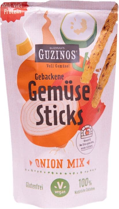 GUZMAN'S GUZINOS Gebackene Gemüse Sticks Zwiebel Mix