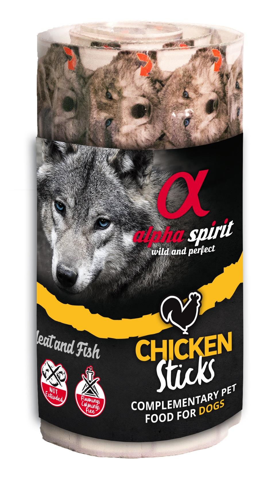 alpha spirit Dog Hundeleckerli Ristra Stick Huhn 16er