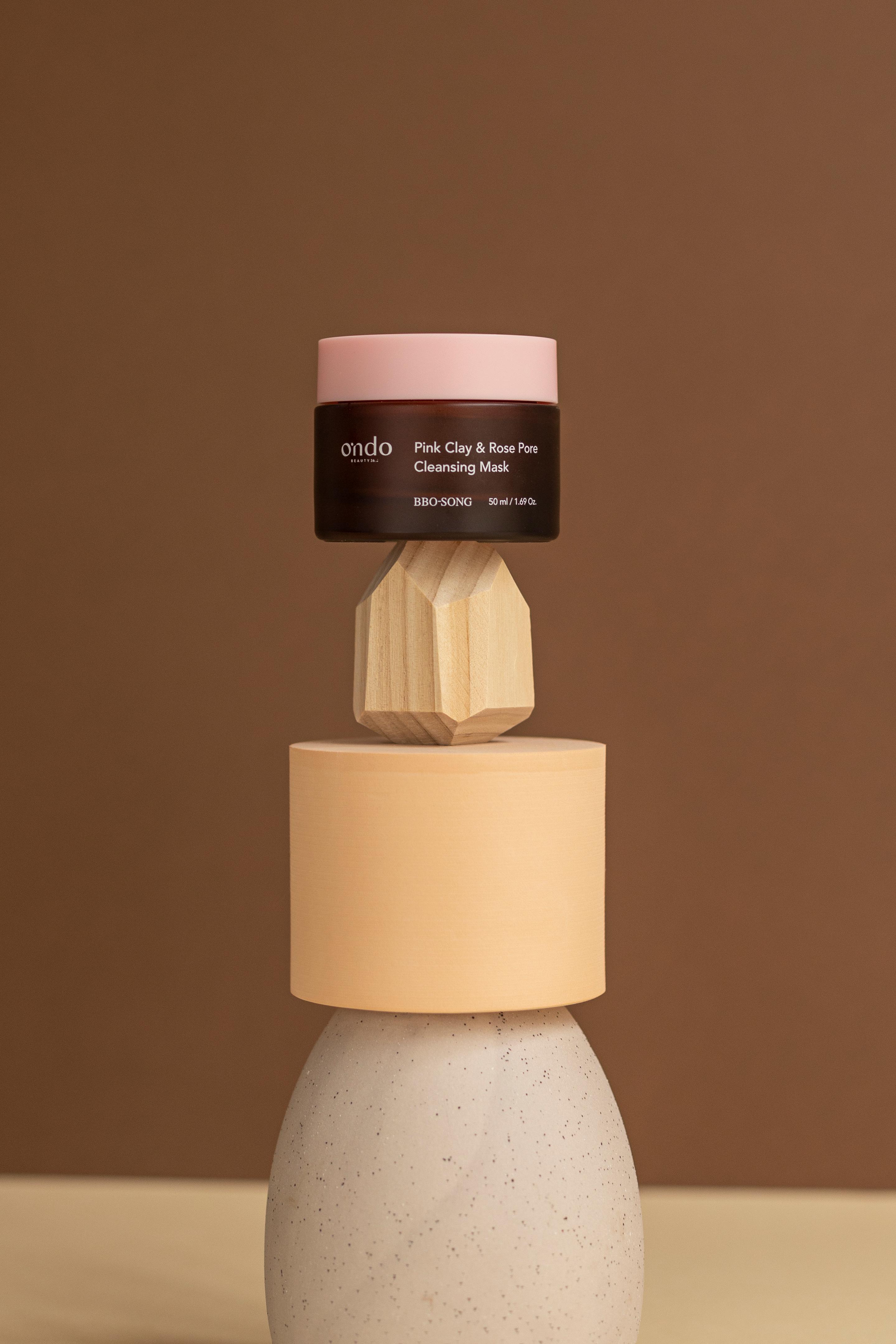 Produktbild Ondo Beauty 36.5 Pink Clay & Rose Pore Cleansing Mask Bbo-Song 3 von 4