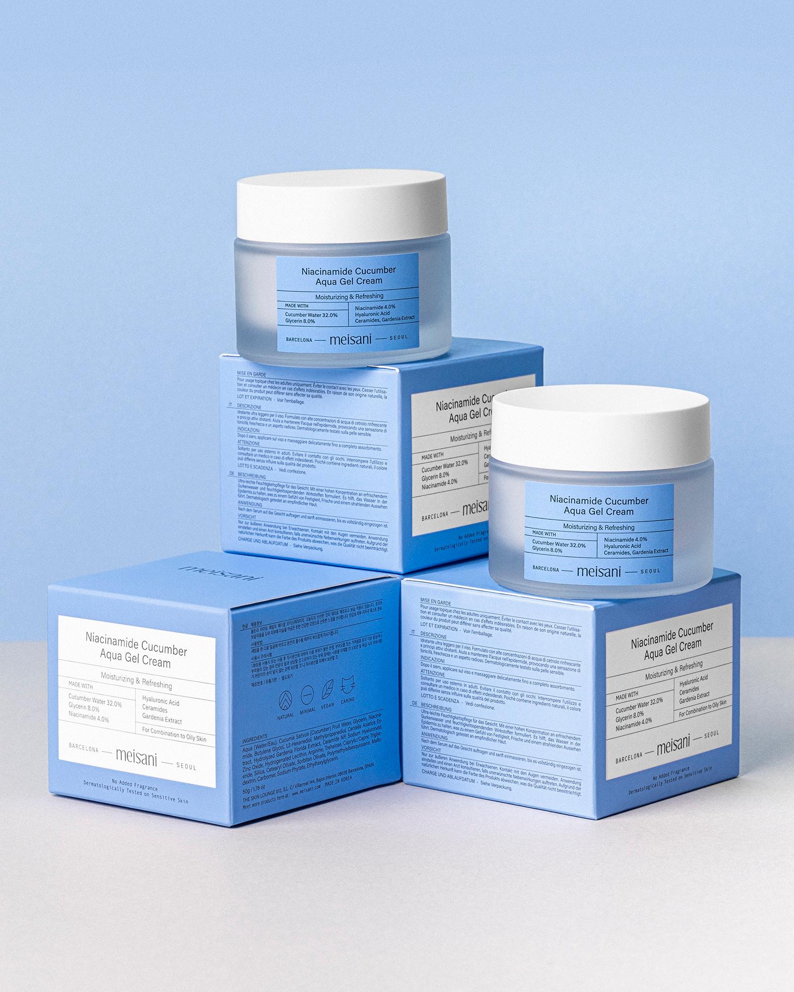 Produktbild Meisani Niacinamide Cucumber Aqua Gel Cream 5 von 5