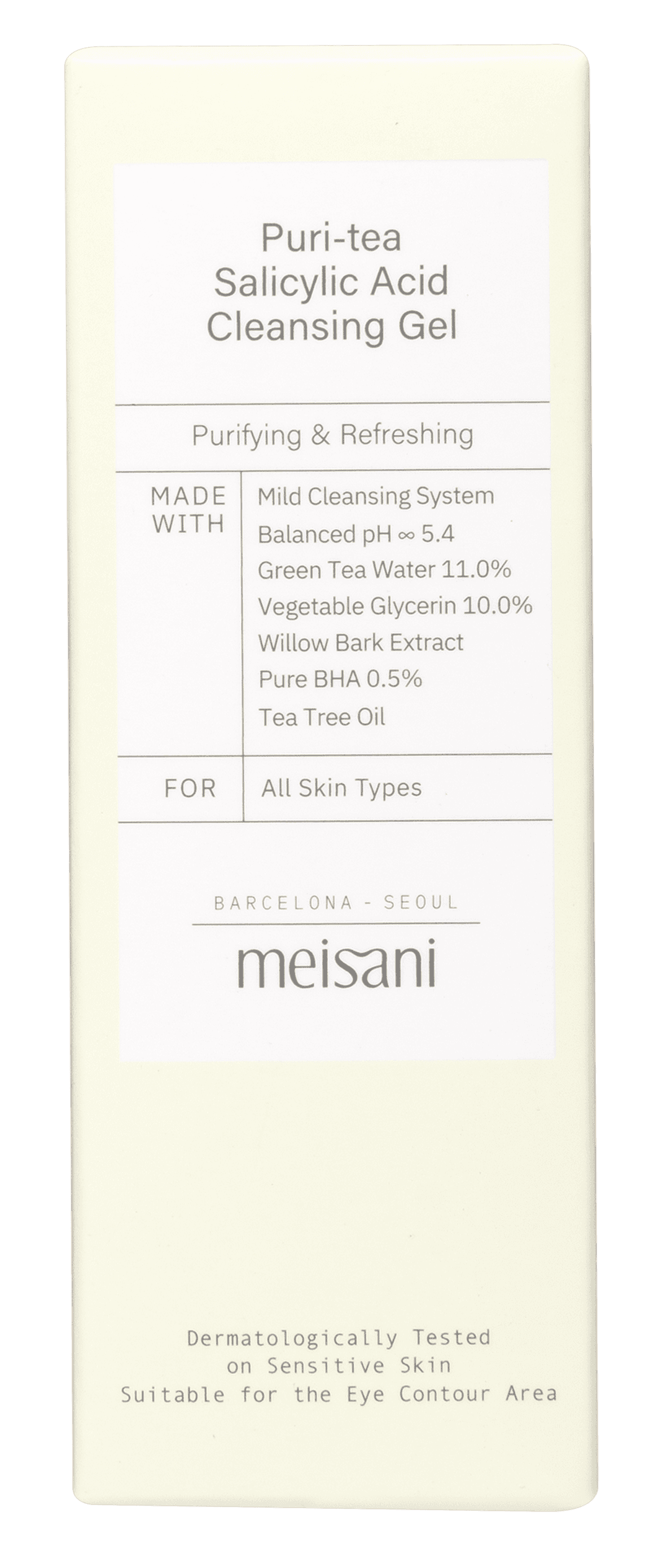 Produktbild Meisani Puri-Tea Salicylic Acid Cleansing Gel 2 von 4