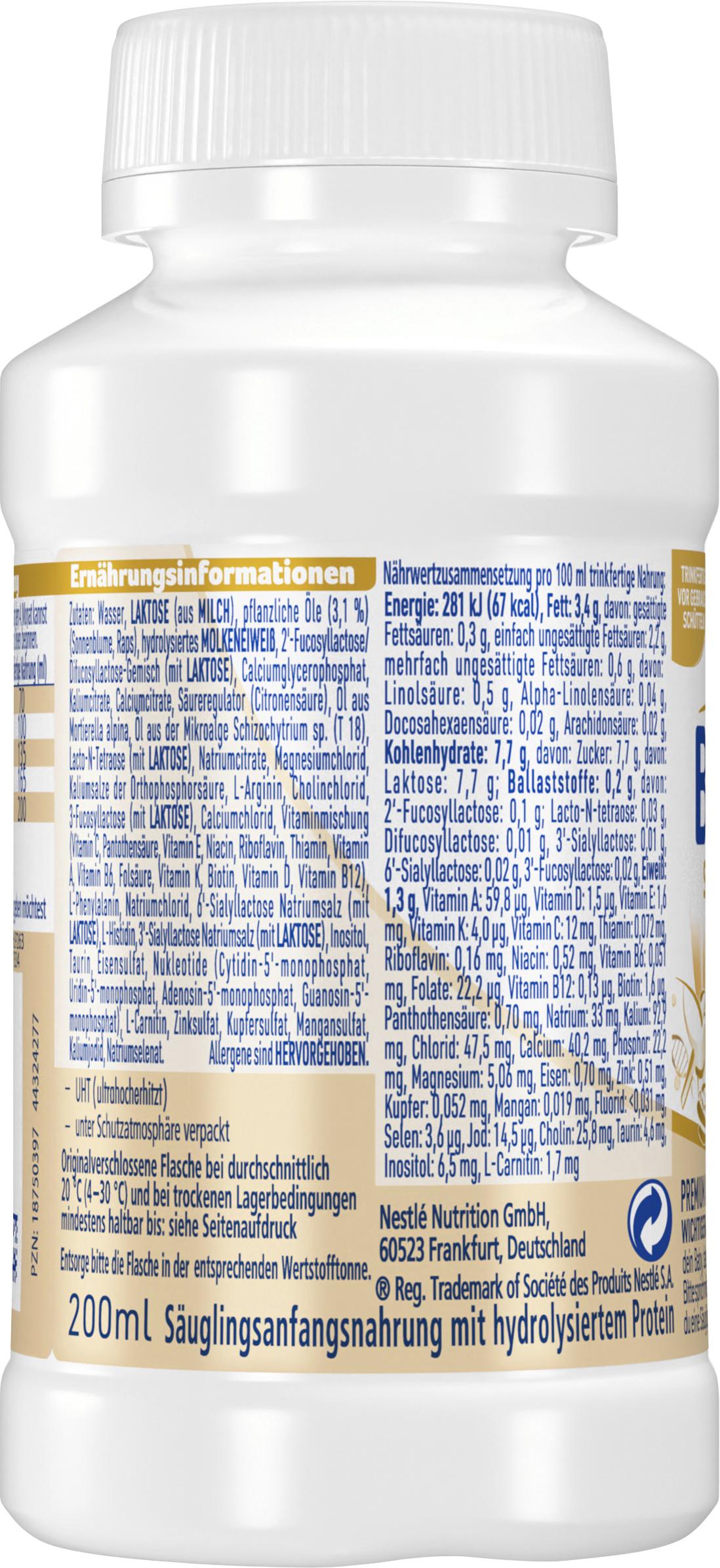 Produktbild BEBA SUPREME PRE Säuglingsanfangsnahrung von Geburt an 5 von 6
