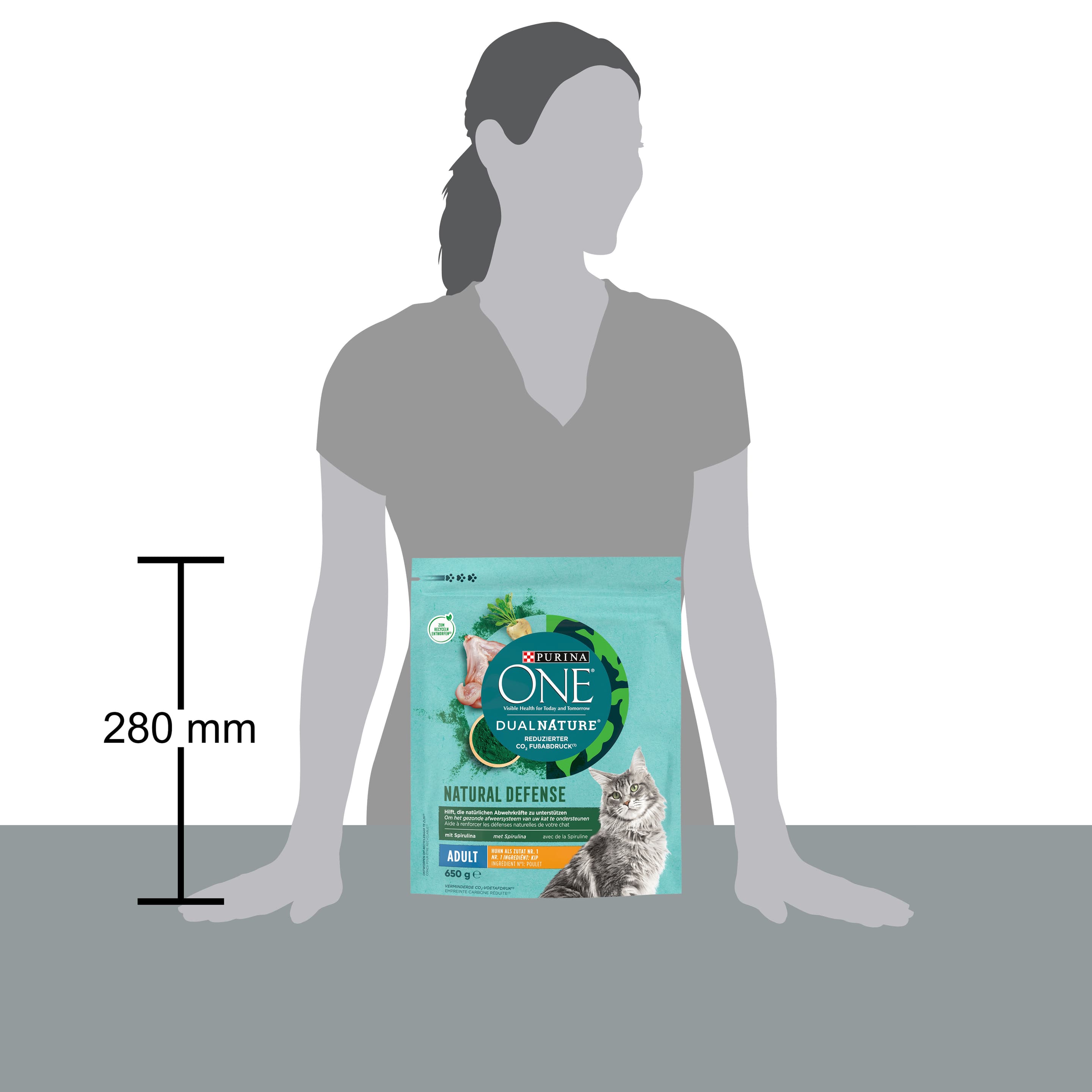 Produktbild PURINA ONE Dual Nature Adult Huhn 4 von 5