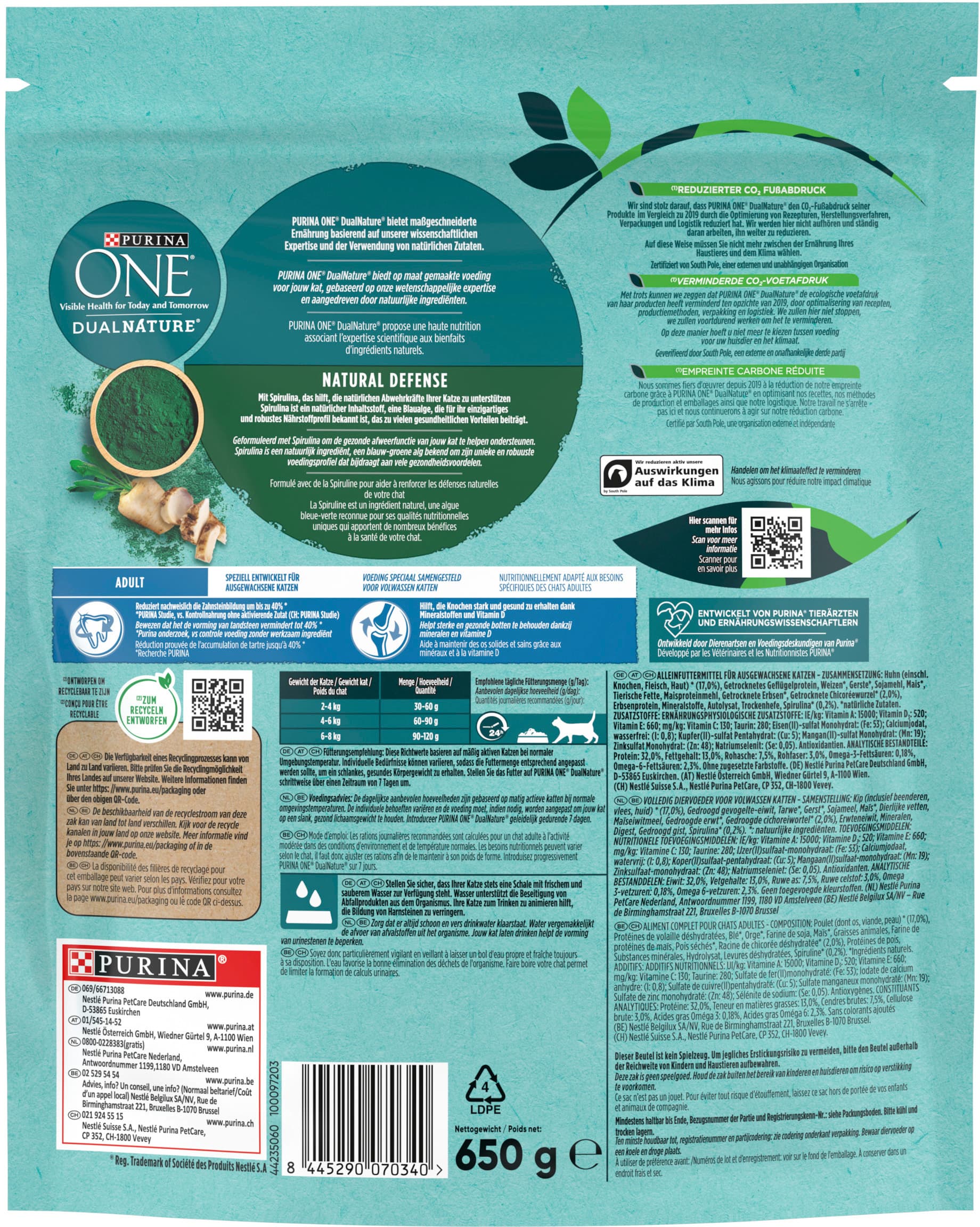 Produktbild PURINA ONE Dual Nature Adult Huhn 2 von 5