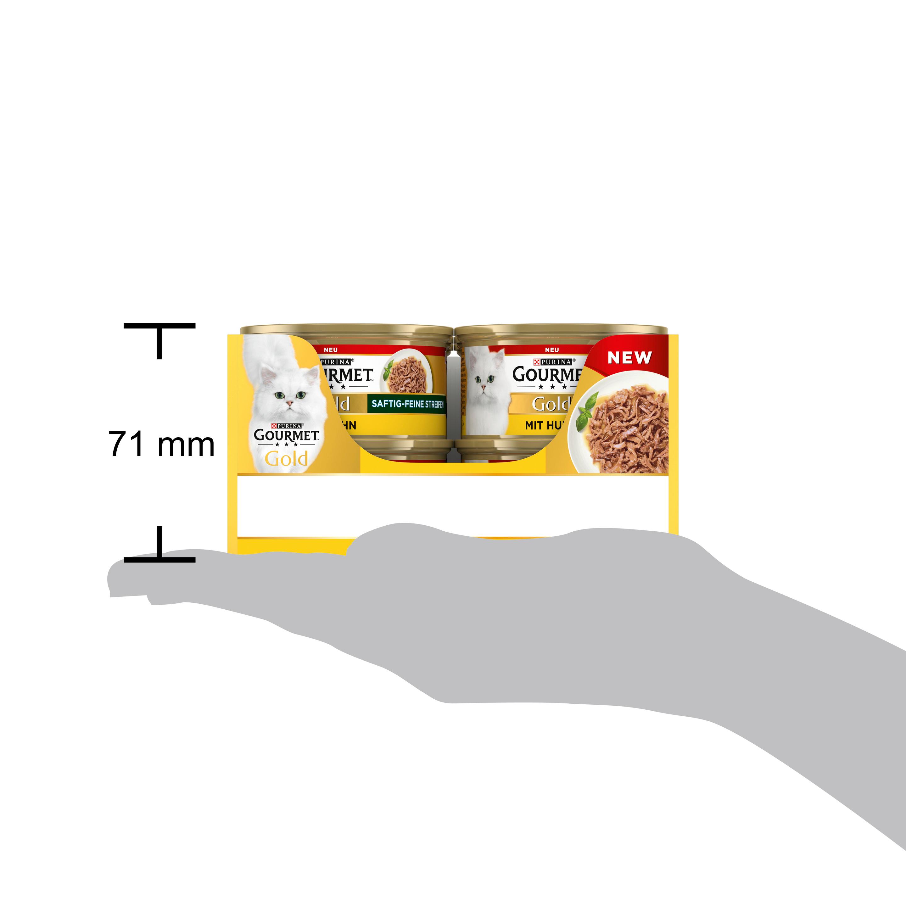 Produktbild PURINA GOURMET Gold Saftig-feine Streifen mit Huhn 3 von 6