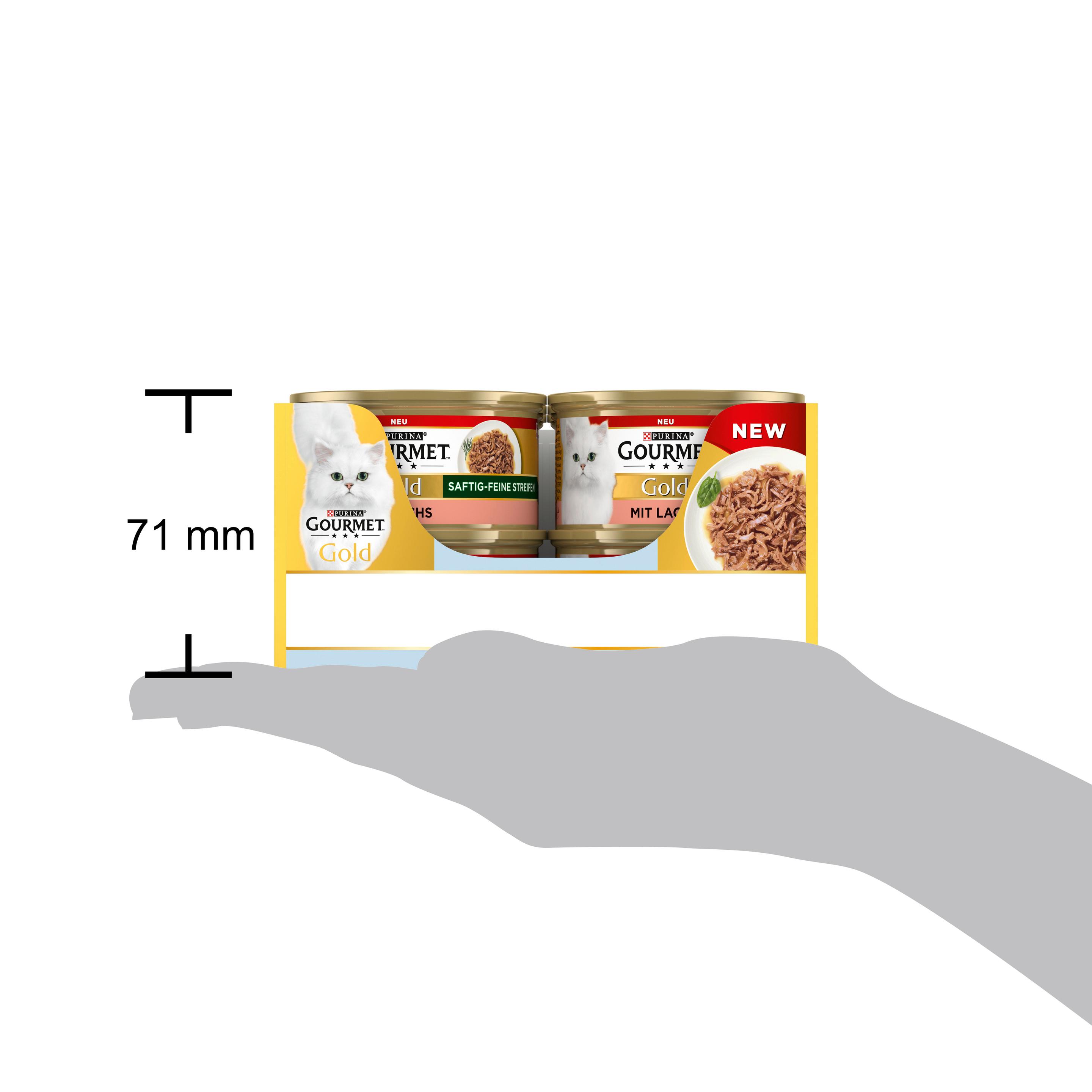 Produktbild PURINA GOURMET Gold Saftig-feine Streifen mit Lachs 3 von 5