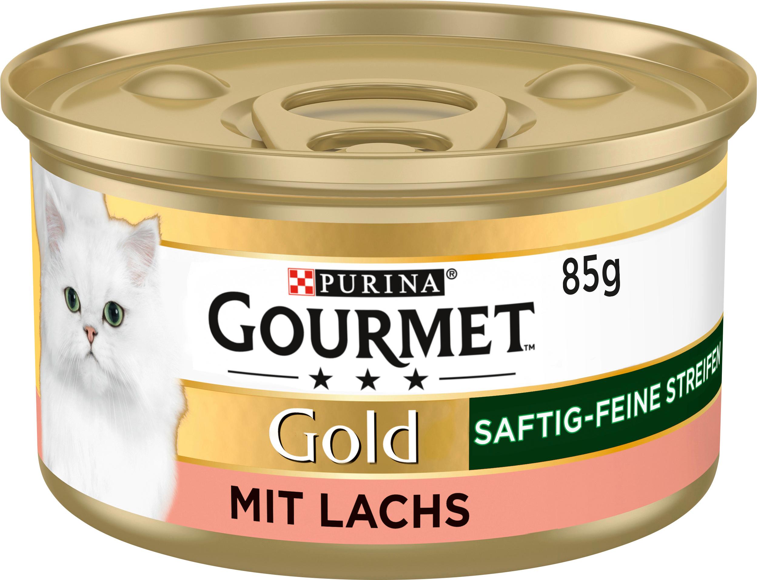 PURINA GOURMET Gold Saftig-feine Streifen mit Lachs