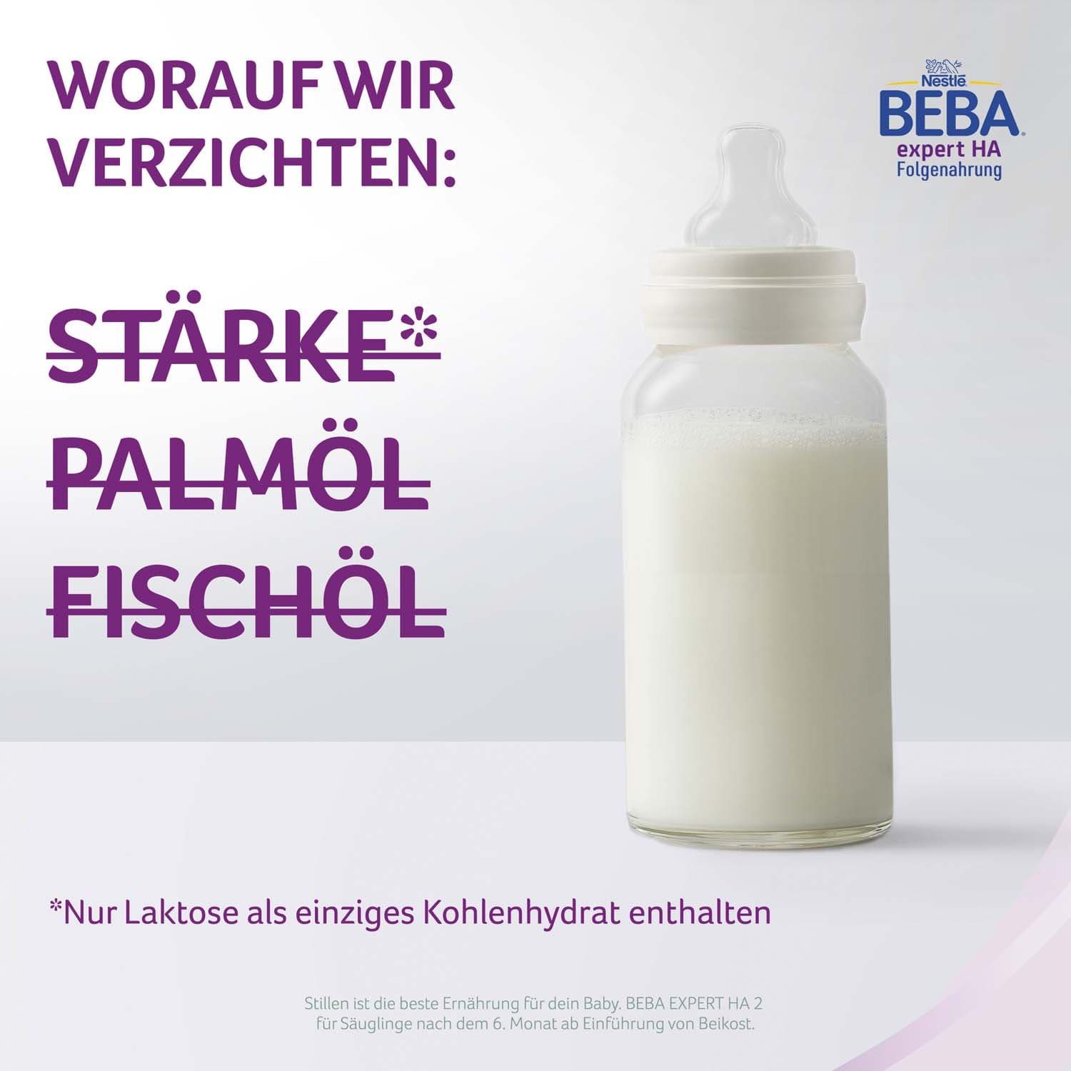 Leche de continuación Beba Expert HA2 a partir del 6.º mes