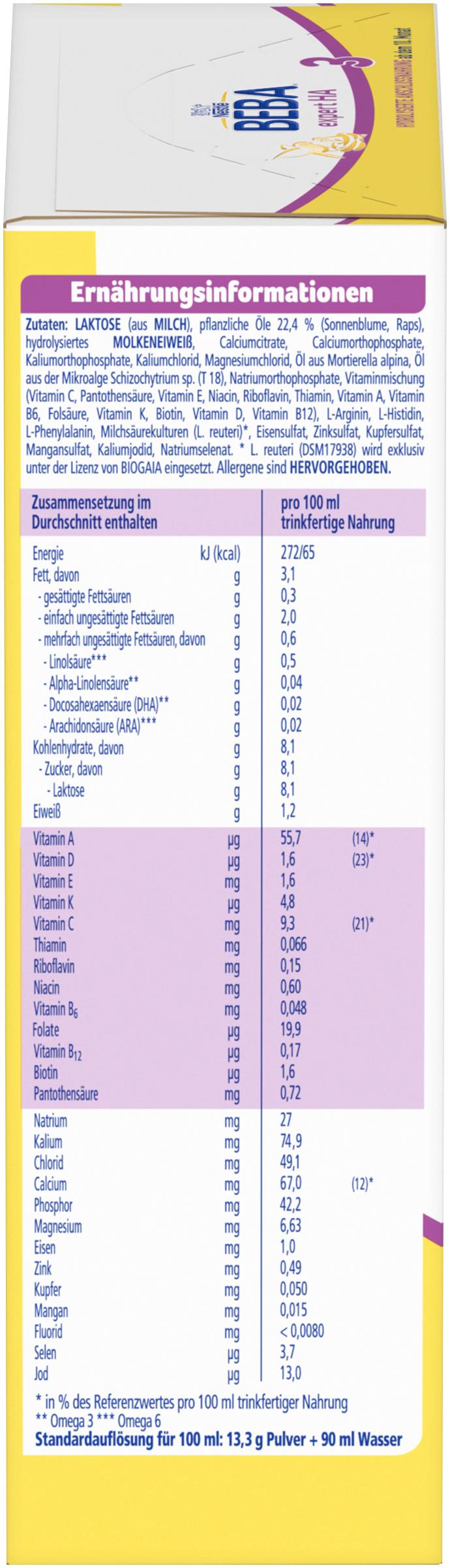 Produktbild Beba Expert HA3 Folgenahrung nach dem 10. Monat 15 von 15