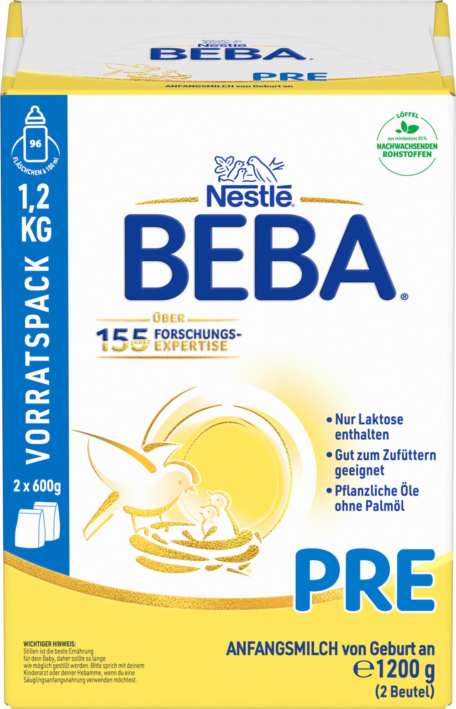 Produktbild Nestlé Beba Pre Anfangsmilch von Geburt an 6 von 6