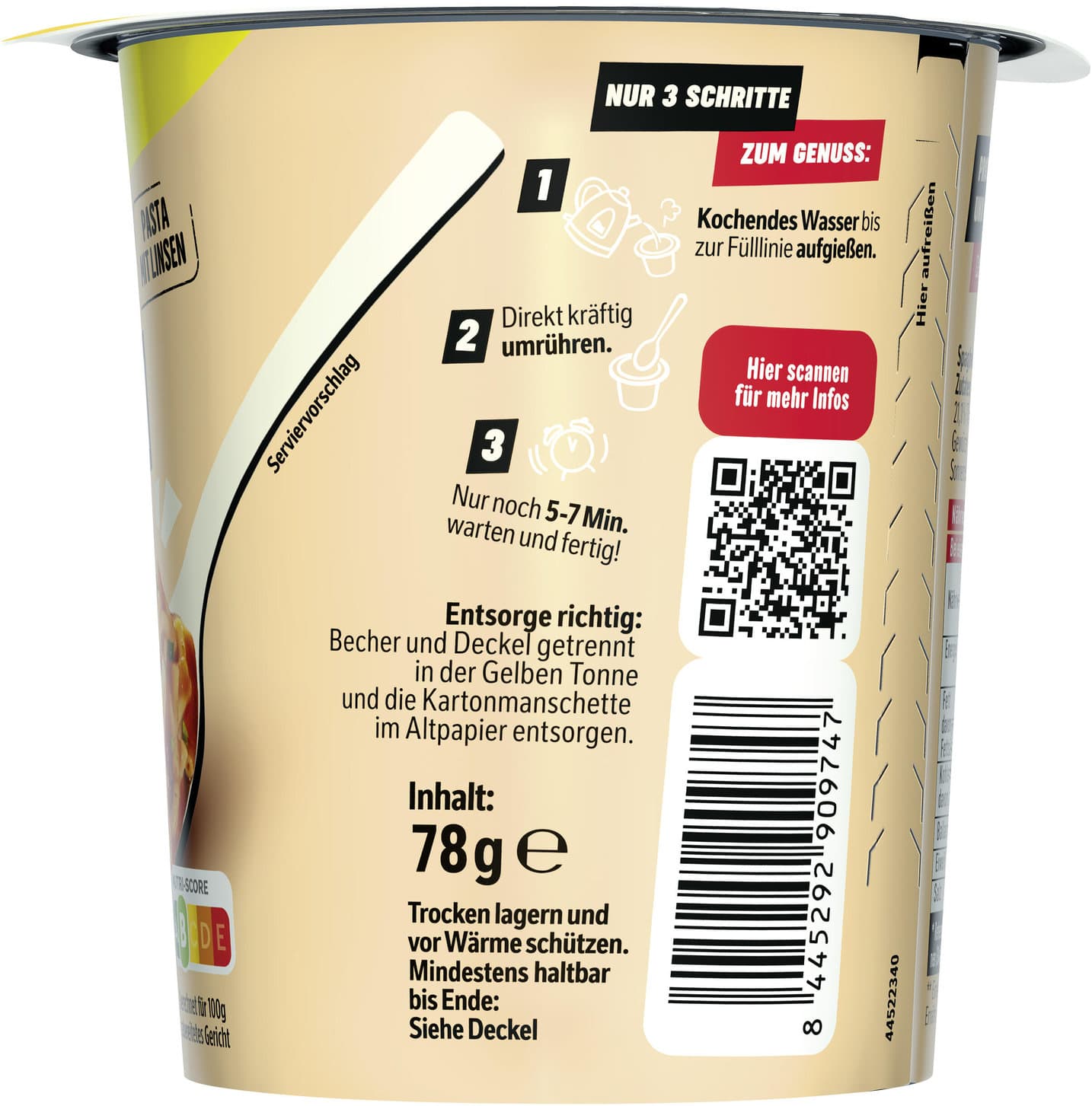 MAGGI High Protein Spaghetti Tomato