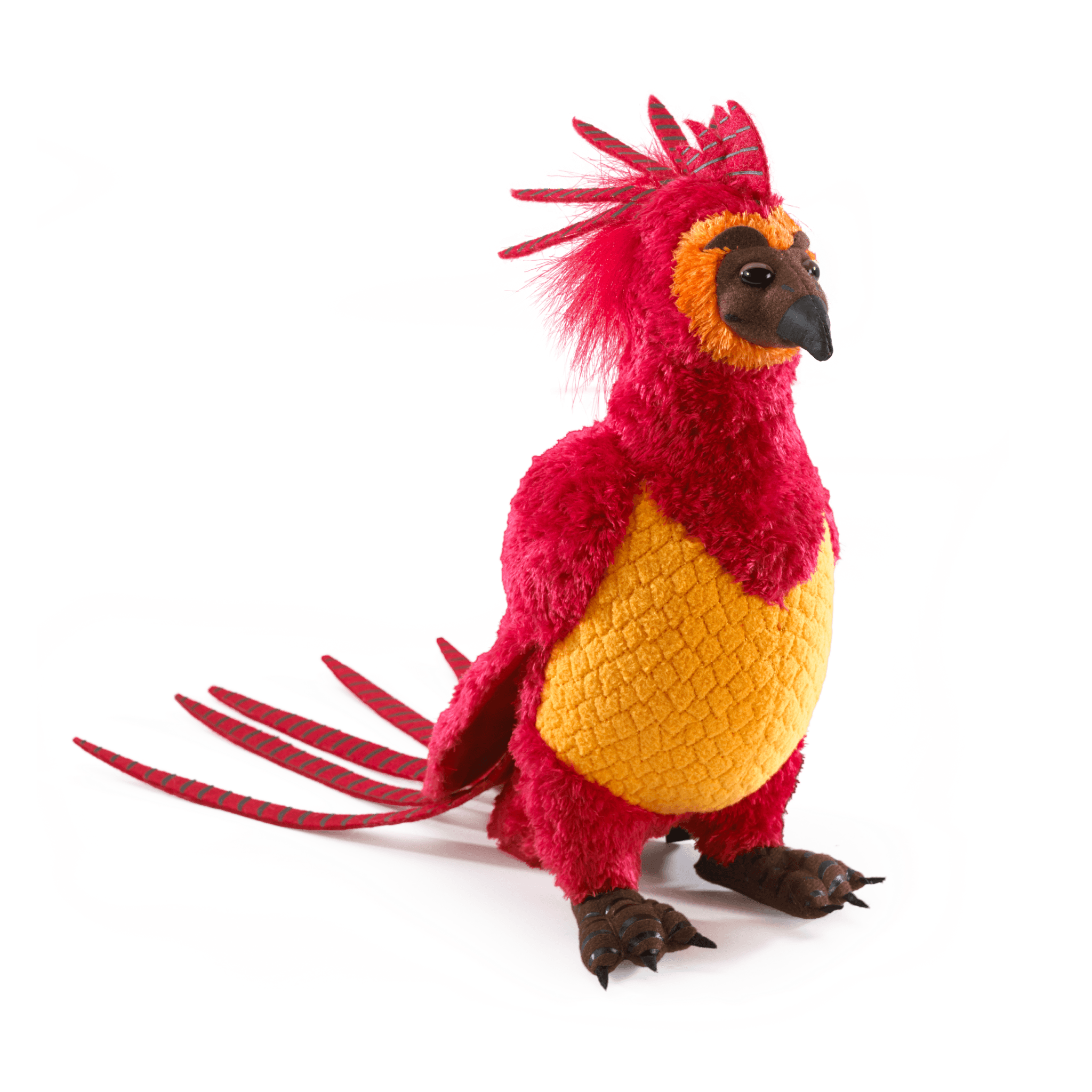 The Noble Collection - Harry Potter Fawkes Plüschfigur NN7559 – Weicher Phönix aus Dumbledores Gefolge