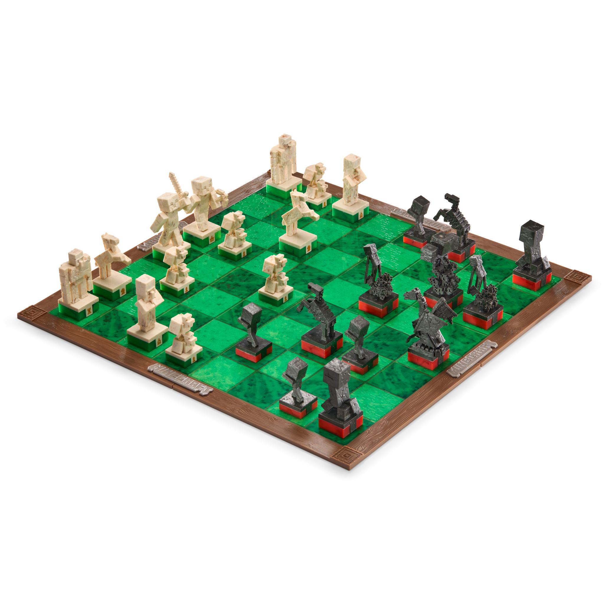 Produktbild The Noble Collection - Minecraft - Minecraft Chess Set – Overworld Heroes vs. Hostile Mobs 4 von 9