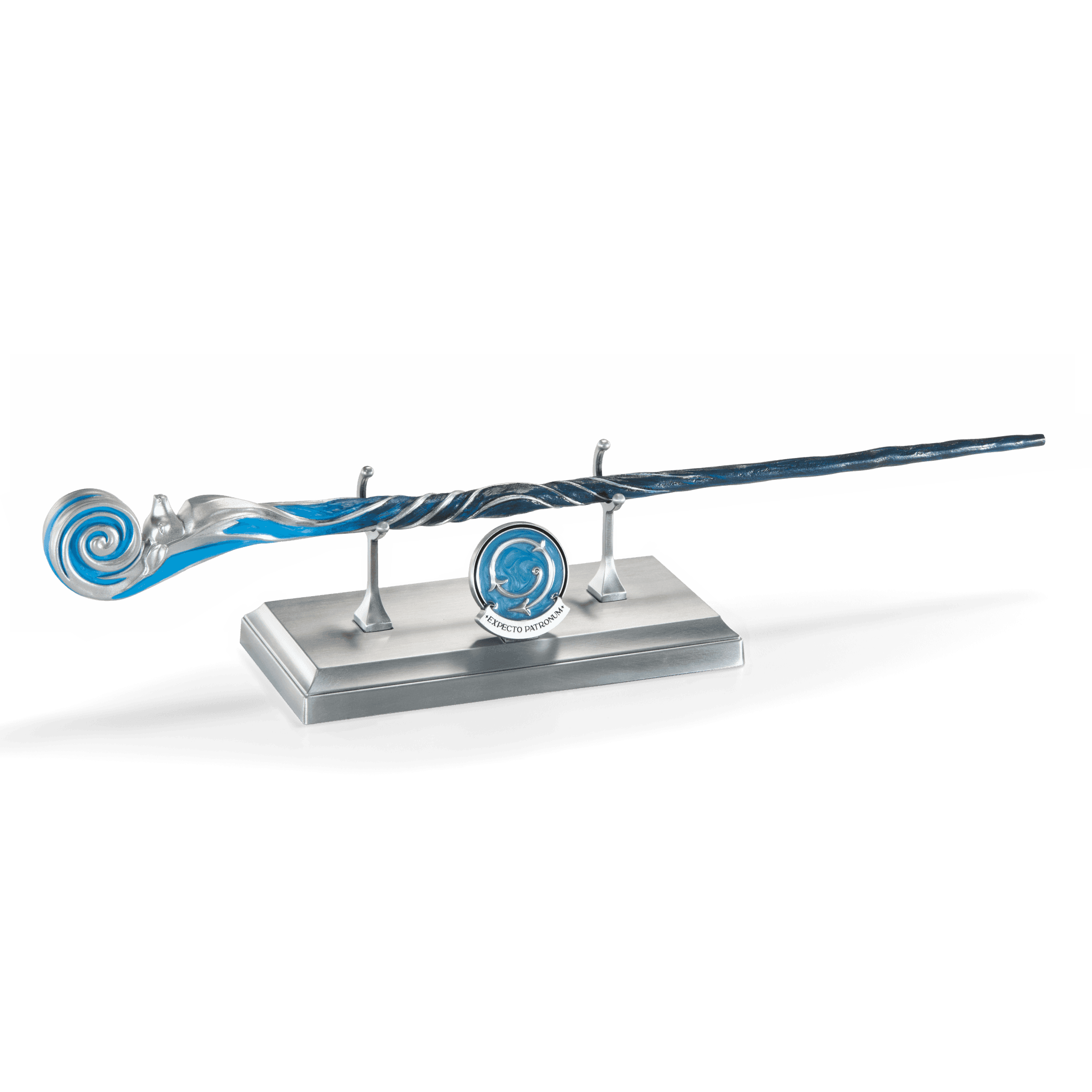 The Noble Collection - Harry Potter Celebration Wand 2025 – Limitierte Patronus-Zauberstab-Replik inkl. Ständer & Charm-Pin