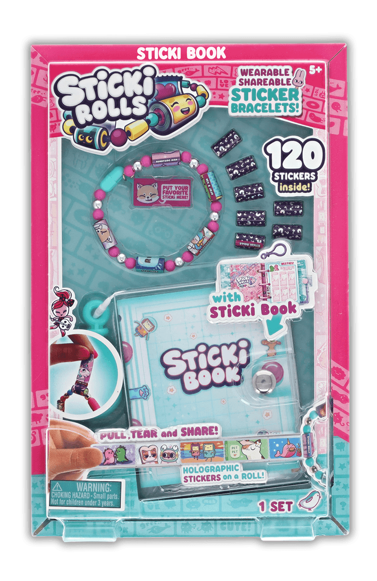 Produktbild Sticki Rolls Sticki Book Stickeralbum-Set 6 von 6