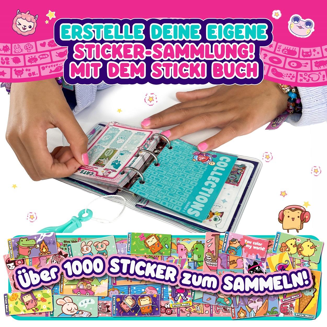 Produktbild Sticki Rolls Sticki Book Stickeralbum-Set 4 von 6
