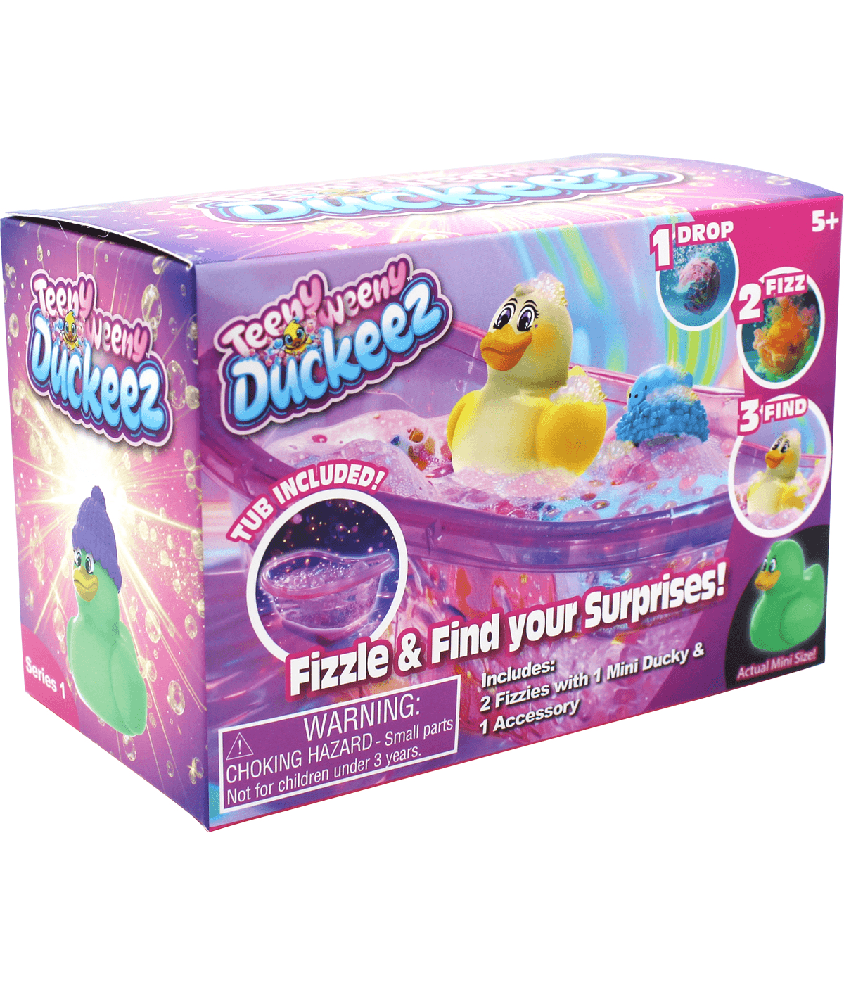Produktbild Joy Toy - Bade-Pop-Set Duckeez – Badespaß mit Überraschungseffekt! 3 von 3