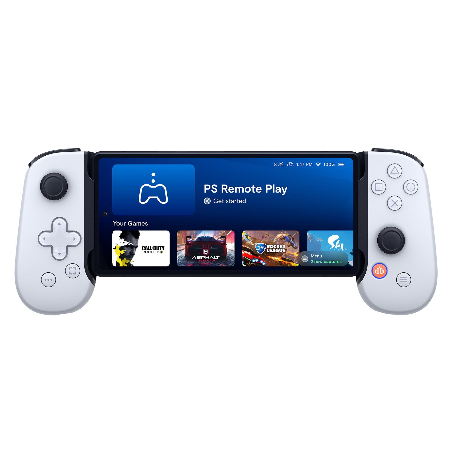 BACKBONE One - Mobile Gaming-Controller für Android - Playstation Edition, Weiß