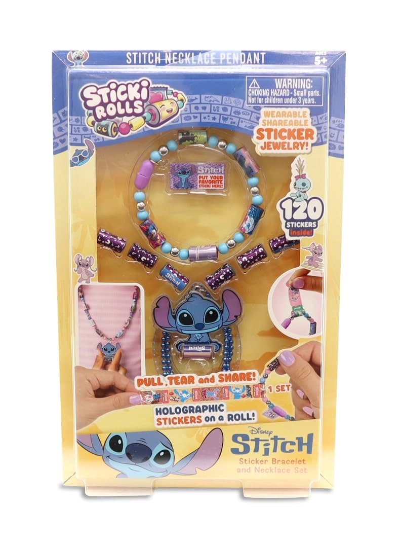 Sticki Rolls Disney Stitch Anhänger, Schmuck und Bastel Set