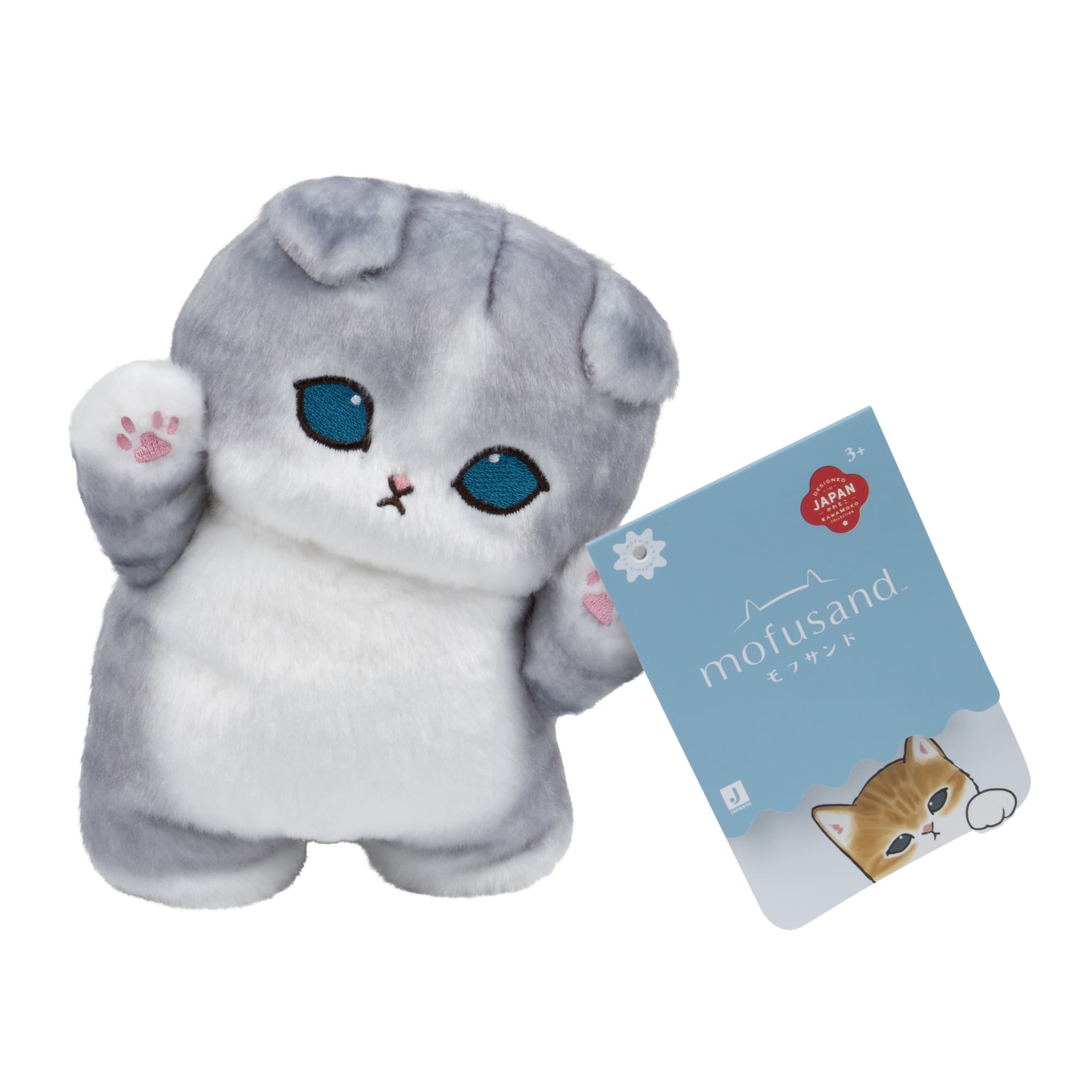 Mofusand - stehende Katzen 15cm Plüsch, 3er Sortiment *sortiert*