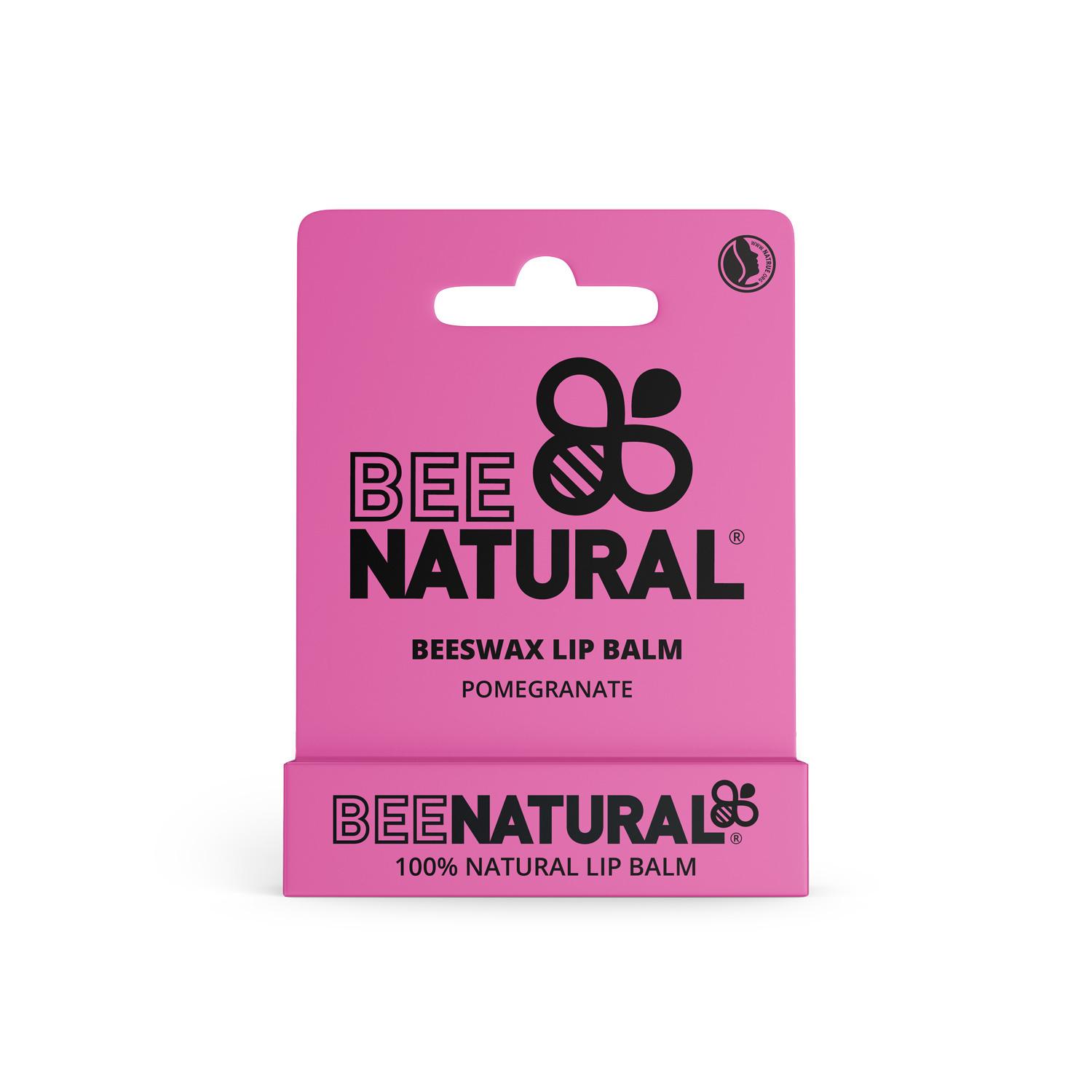 BEE NATURAL Lippenbalsam Granatapfel
