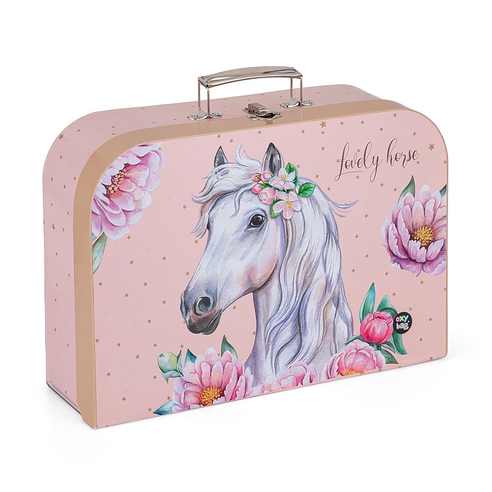 oxybag® Kinderkoffer 34cm Pferd romantisch