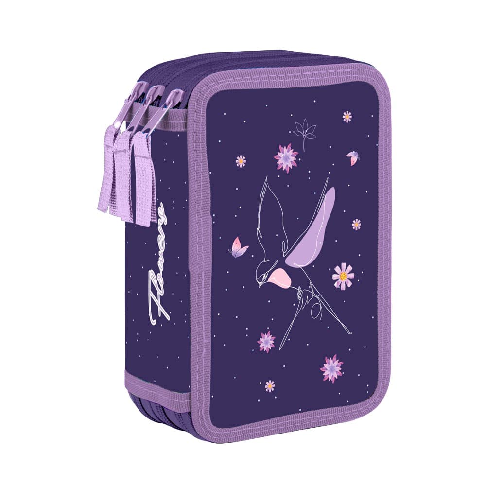 oxybag® Federmappe 3 Zipp  FLOWERS