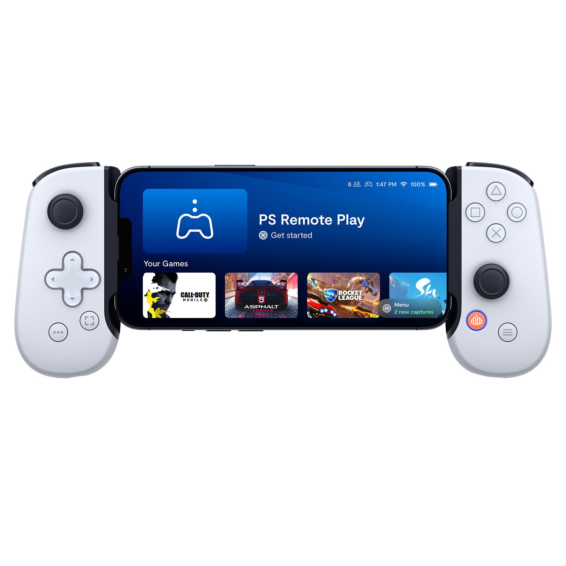 Backbone One - PlayStation Edition Mobile Gaming-Controller für iPhone I weiß