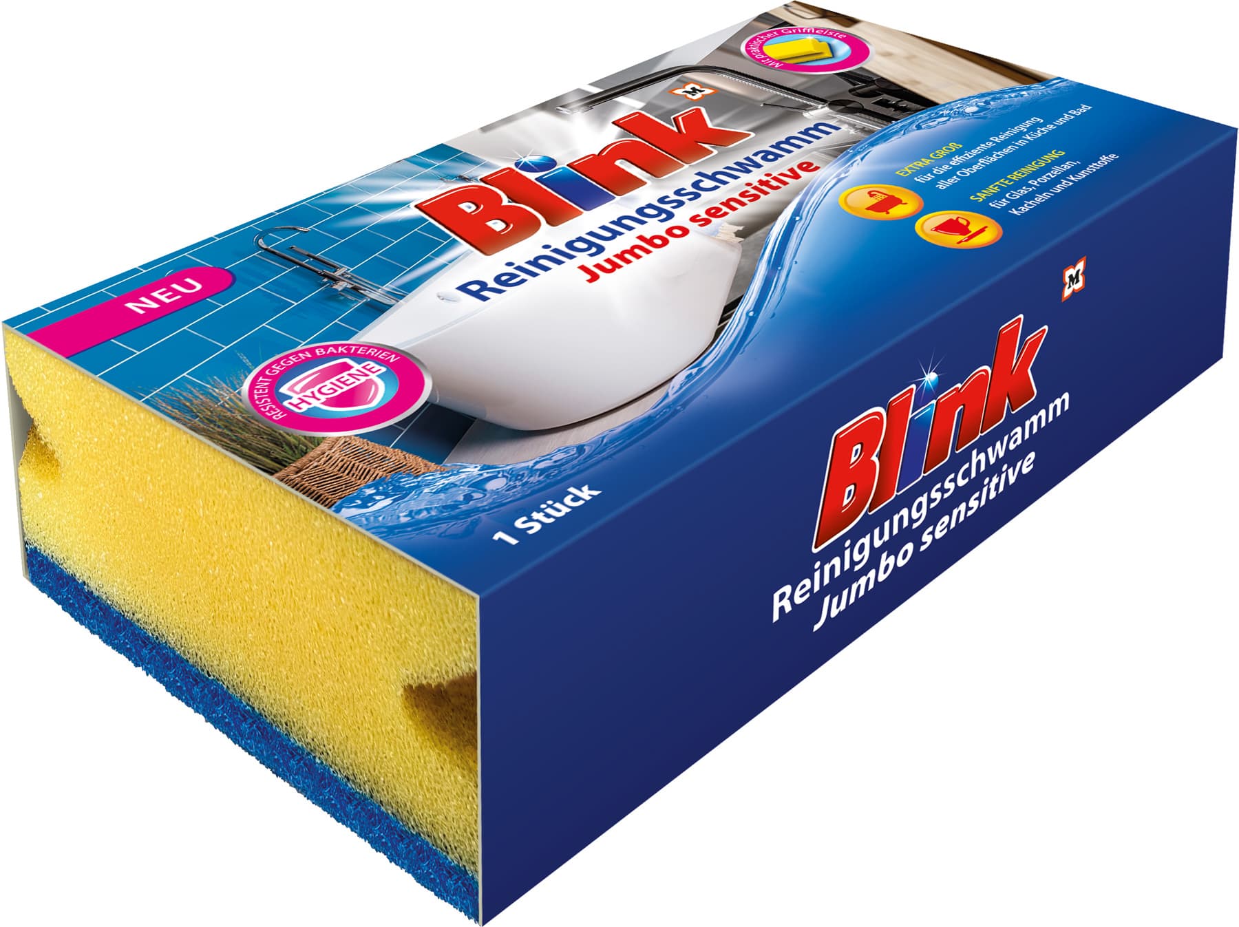 Blink Reinigungsschwamm Jumbo Sensitiv