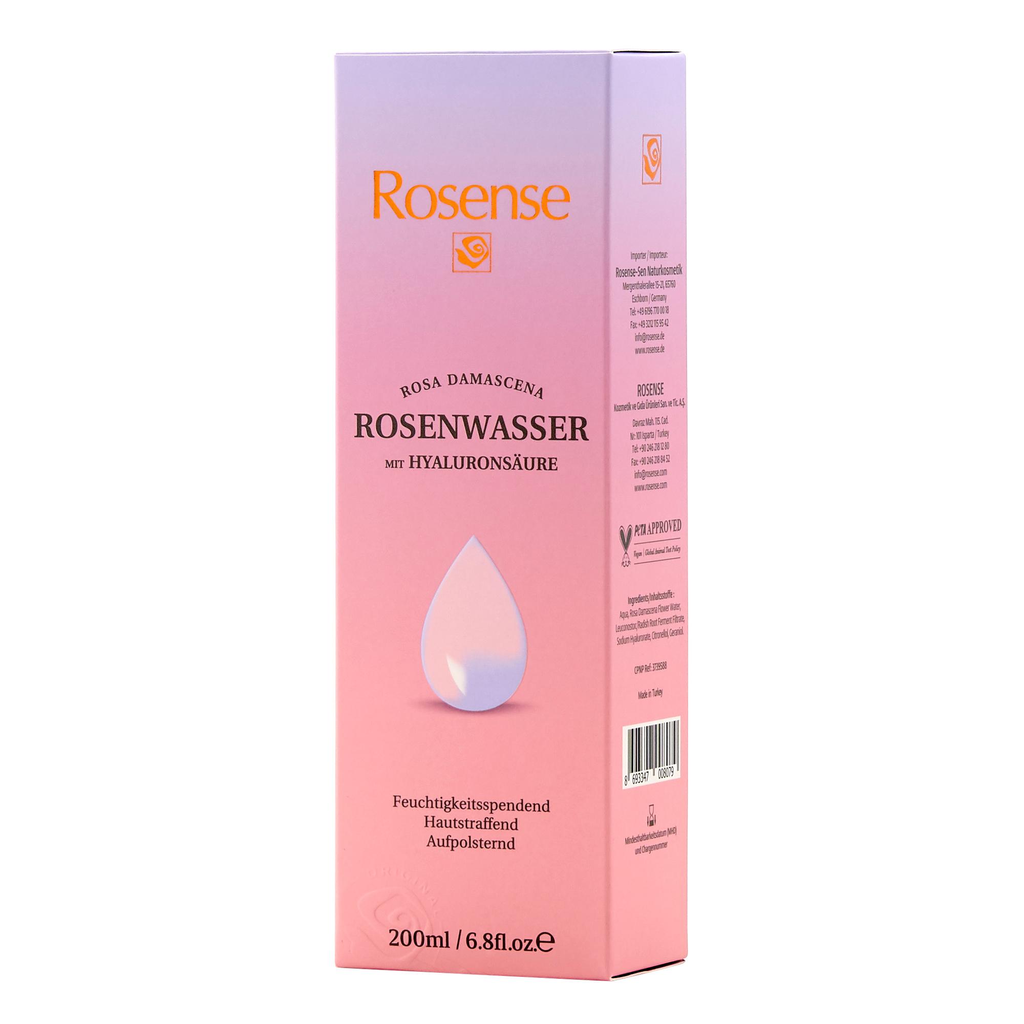 Produktbild Rosense Rosenwasser mit Hyaluronsäure Spray 2 von 6
