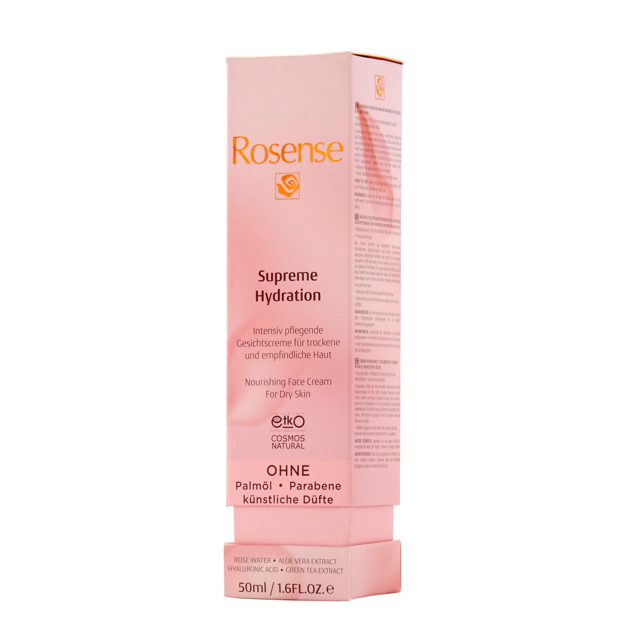 Produktbild Rosense Supreme Hydration Gesichtscreme trockene und empfindliche Haut 2 von 5