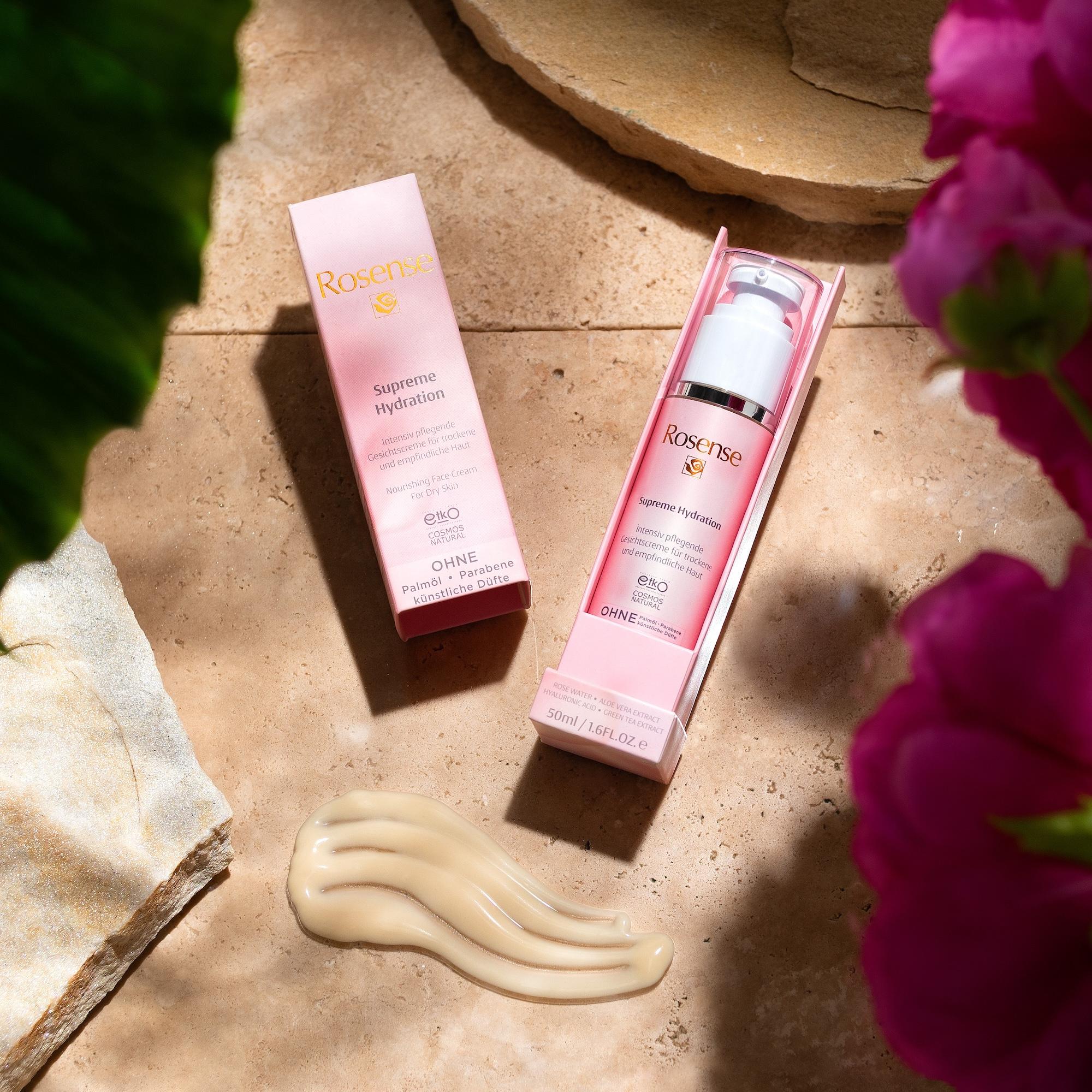 Produktbild Rosense Supreme Hydration Gesichtscreme trockene und empfindliche Haut 3 von 5