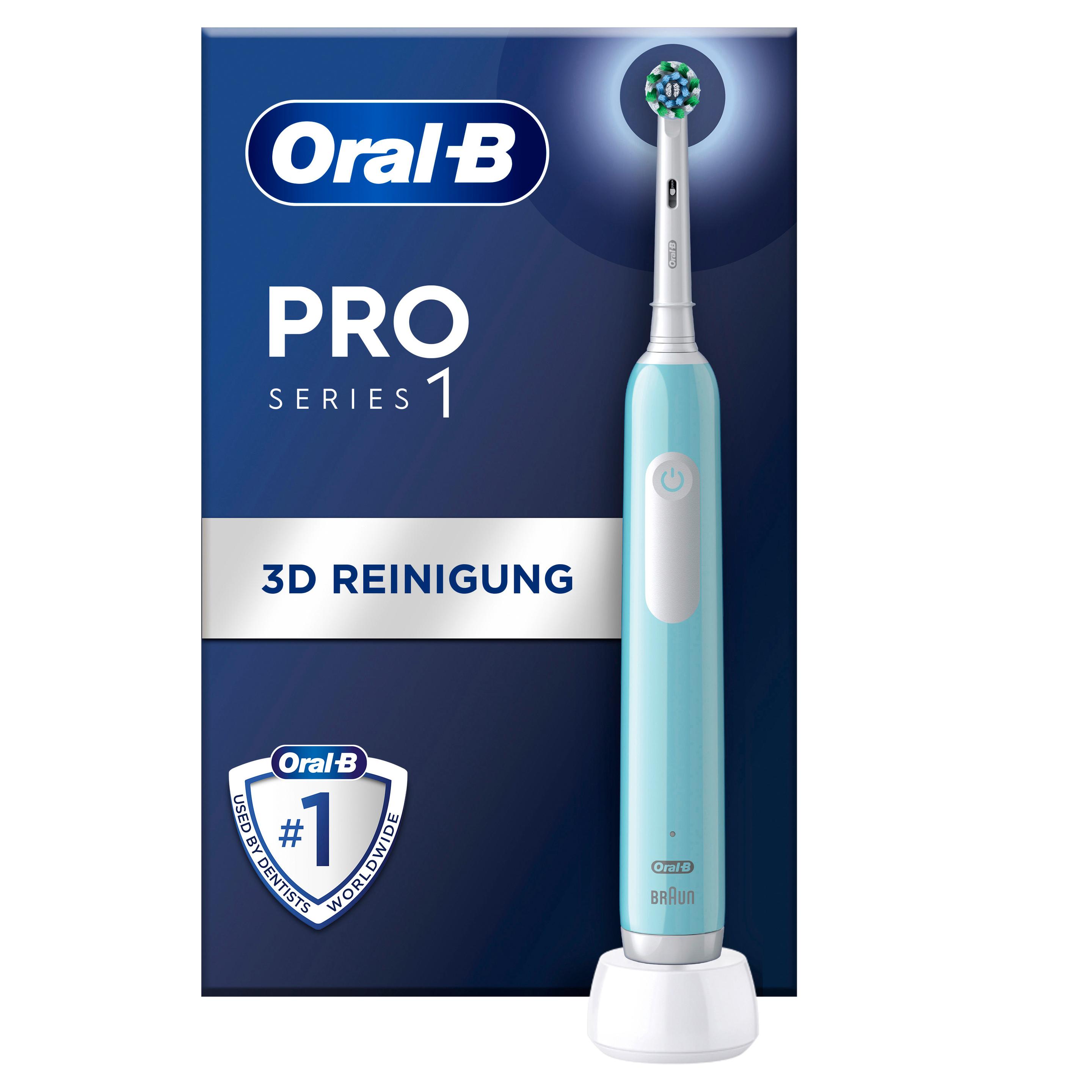 Oral-B Cross Action Elektrische Zahnbürste Pro 1 Caribbean Blue