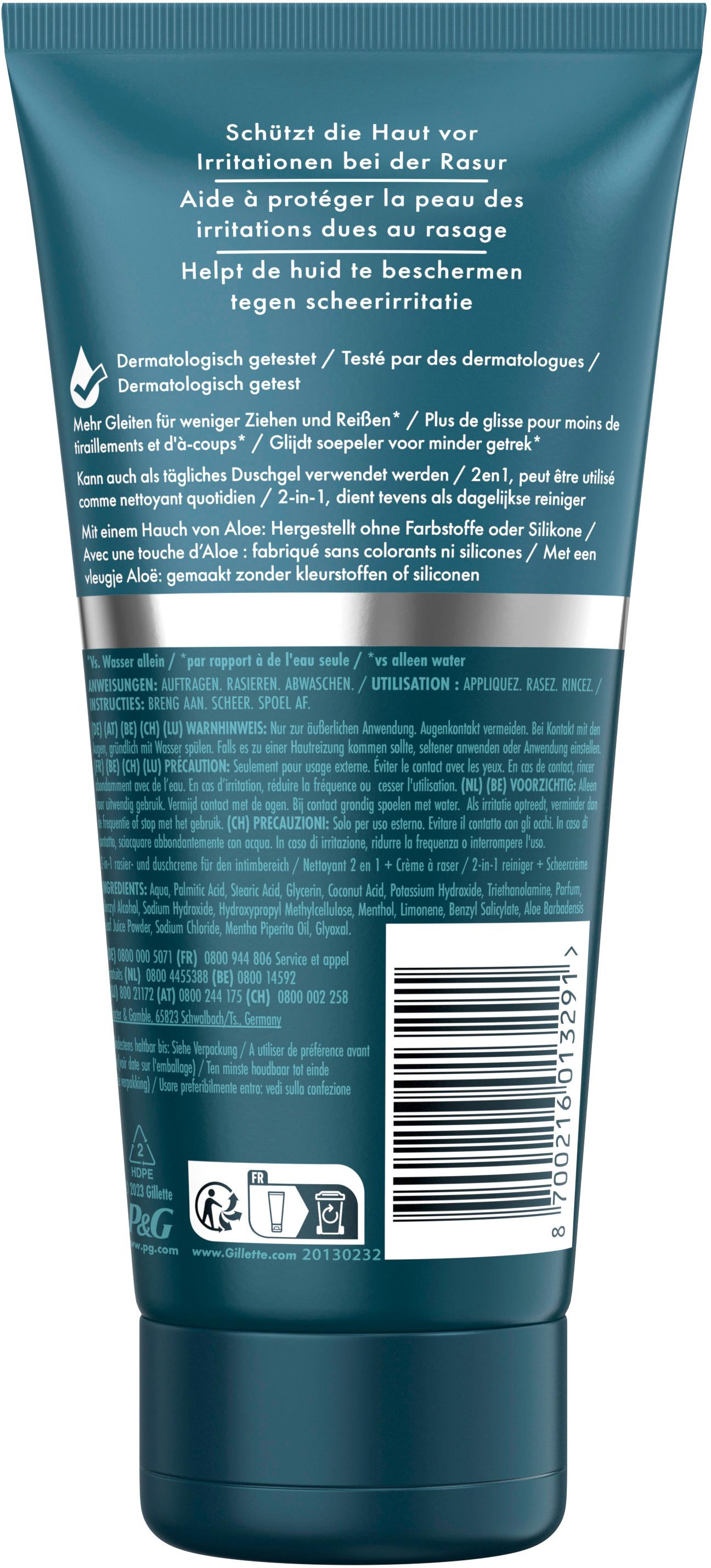 Produktbild Gillette Intimate Rasier-&Duschcreme 2 von 21