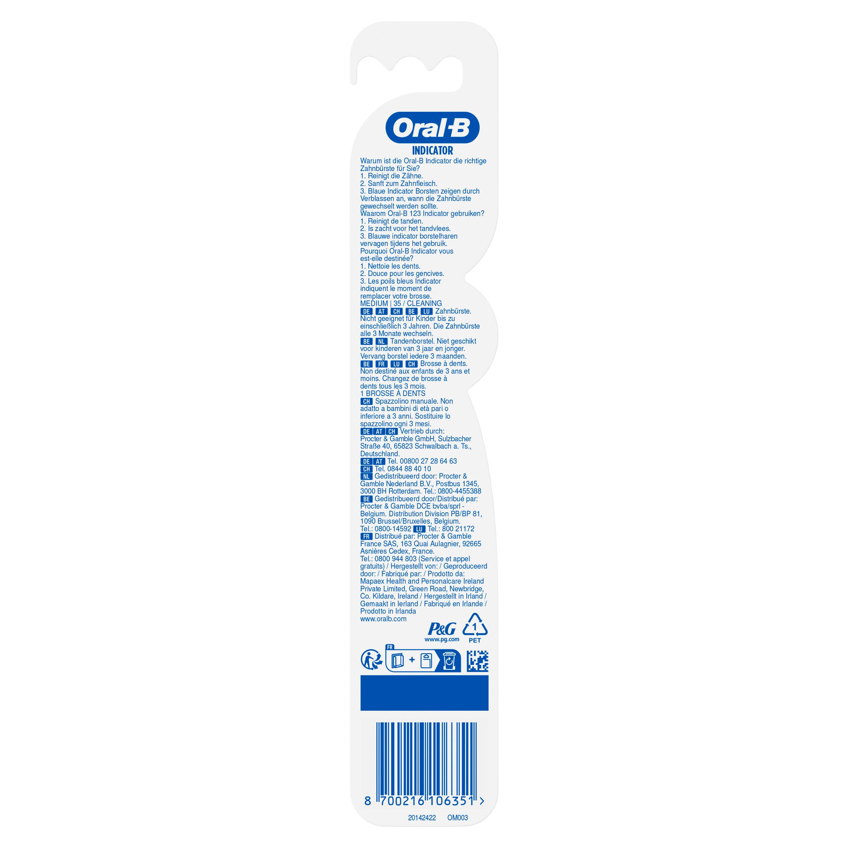 Produktbild Oral-B Zahnbürste Indicator Mittel 2 von 4