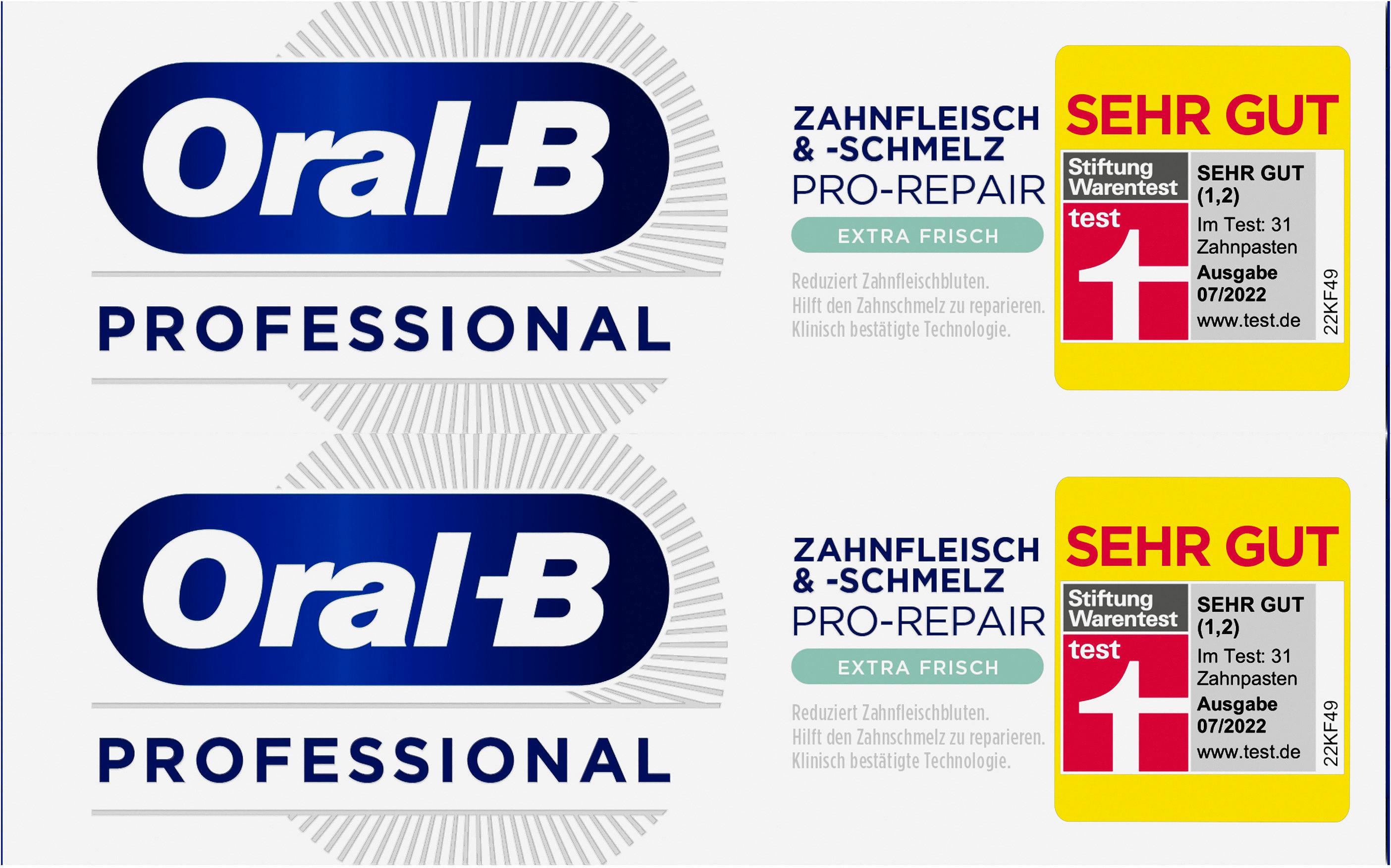 Oral-B Professional Zahnfleisch&-schmelz Pro-Repair extra frisch Doppelpack