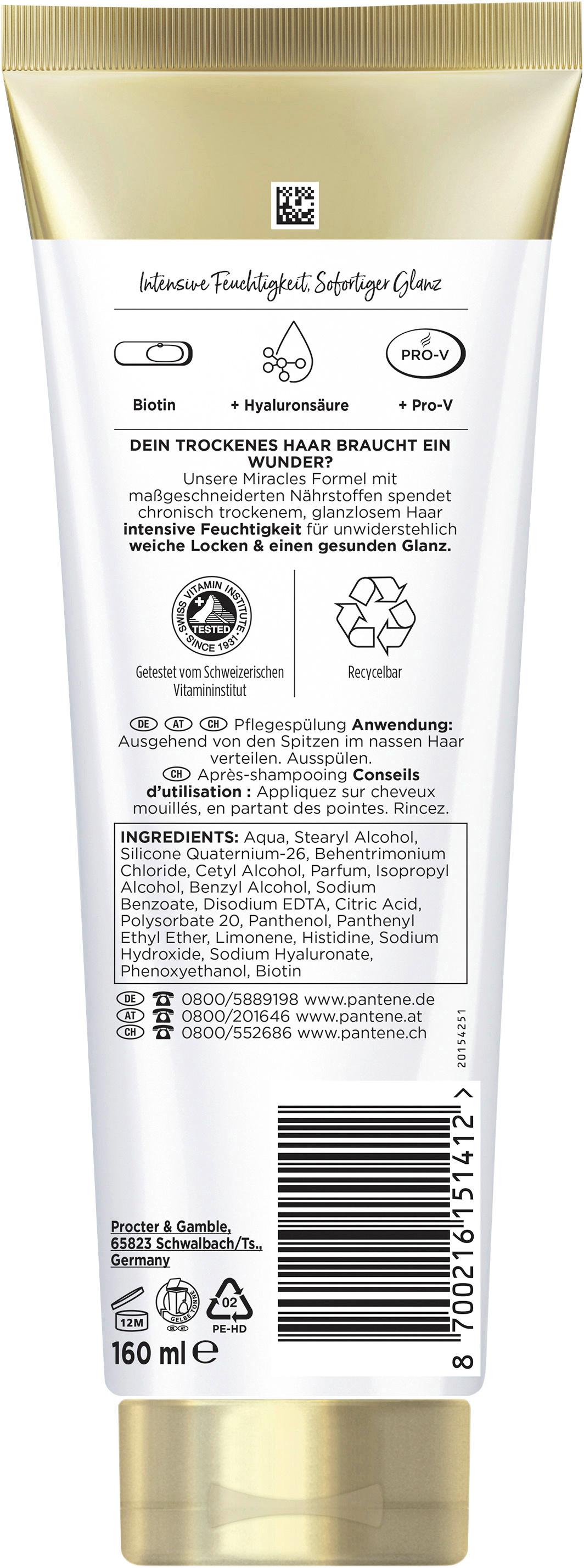 Produktbild Pantene Pro-V miracles Hydra Glow feuchtigkeitsspendende Pflegespülung 2 von 6