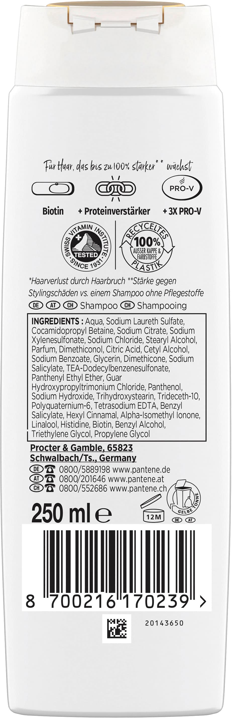 Produktbild Pantene Pro-V miracles Grow Strong Shampoo 2 von 6