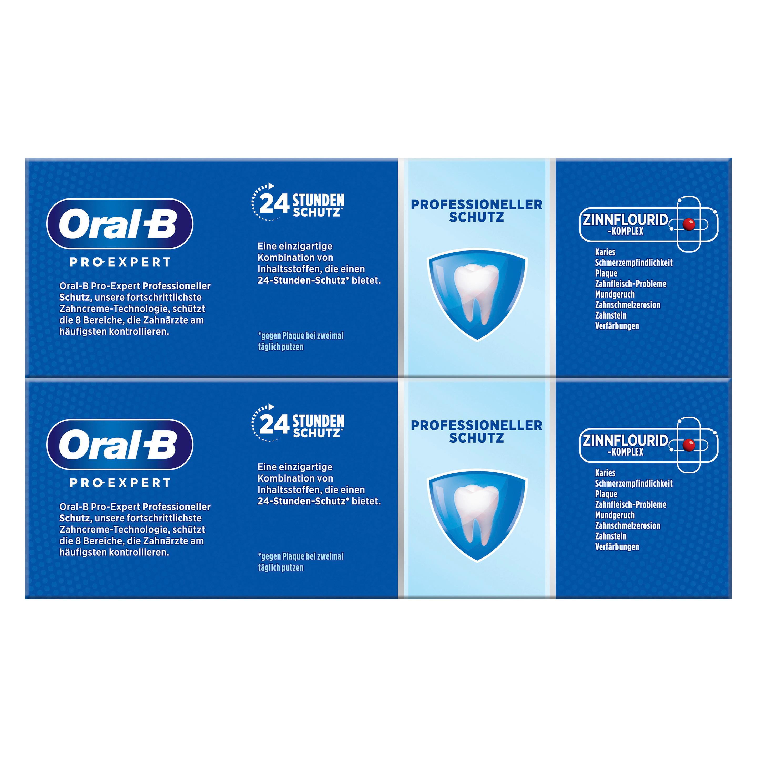 Produktbild Oral-B Pro-Expert Professioneller Schutz Zahncreme Doppelpack 2 von 5
