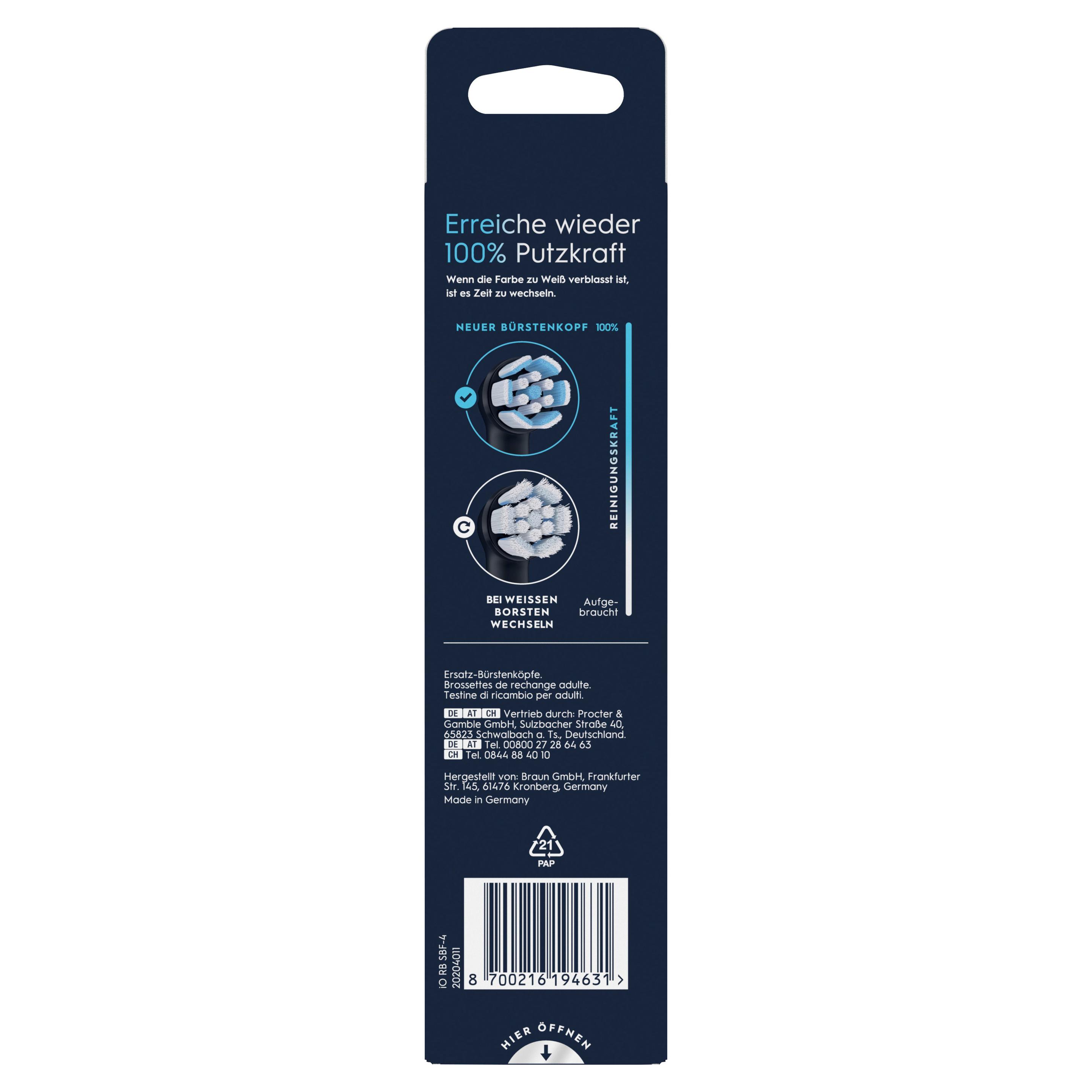 Produktbild Oral-B iO Aufsteckbürste Sanfte Reinigung 2 von 4