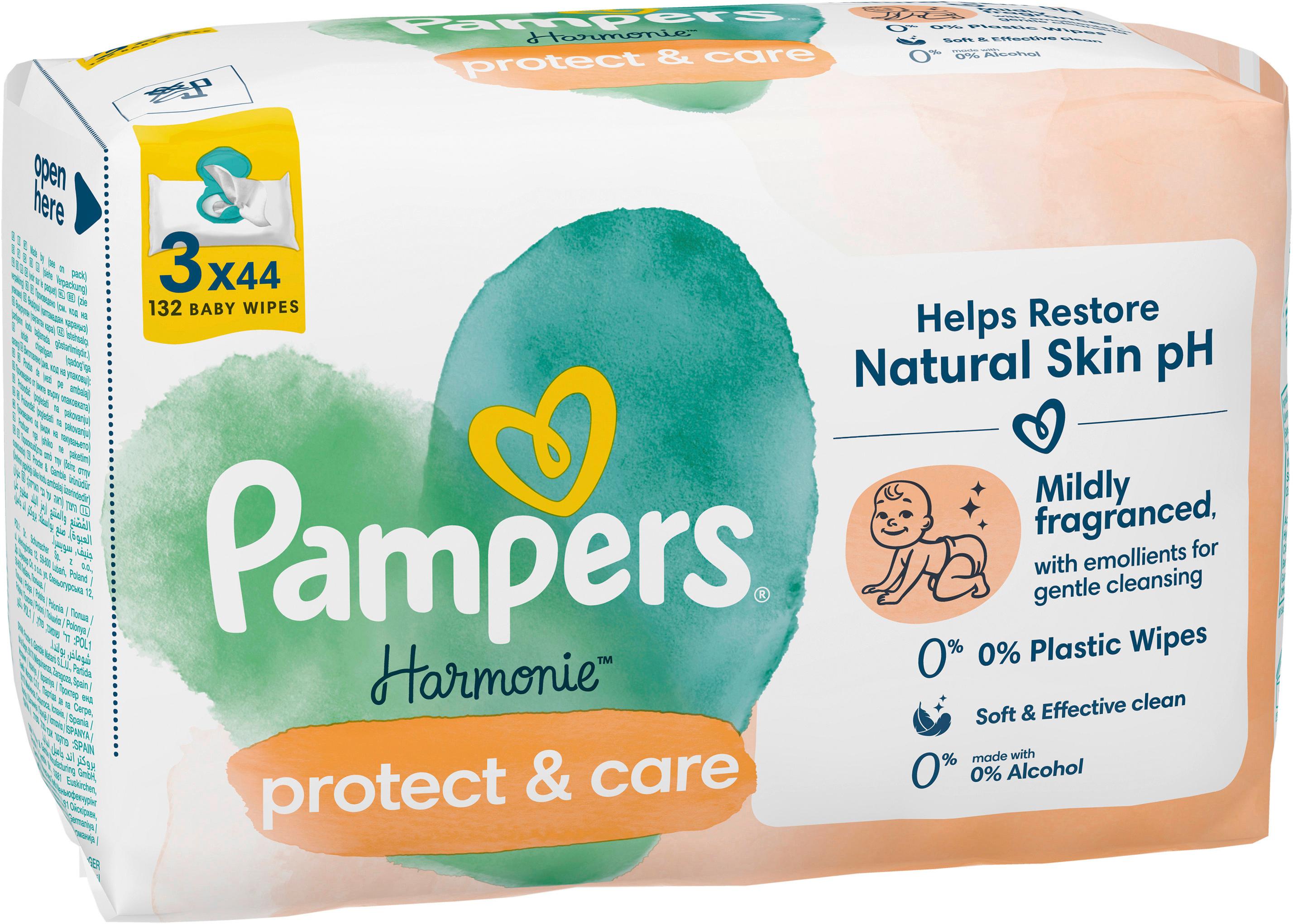 Produktbild Pampers Harmonie Feuchttücher Protect&Care Calendula 6 von 11