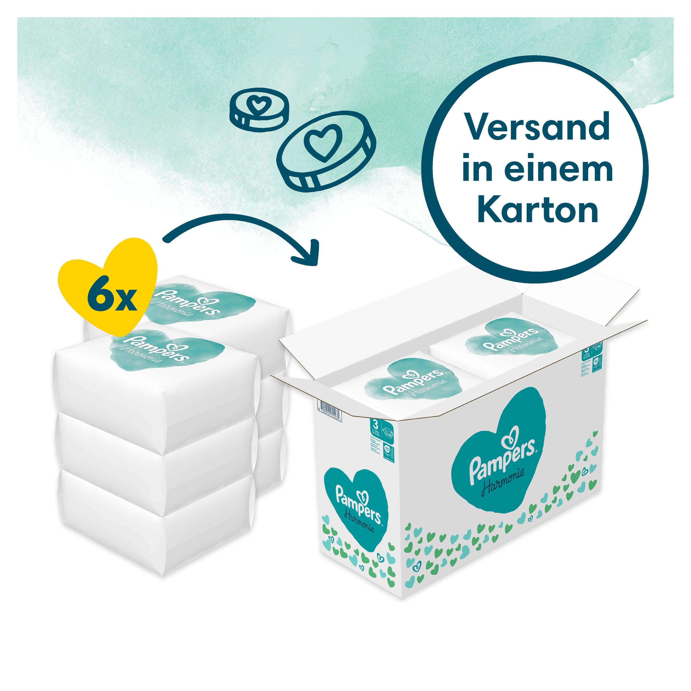 Produktbild Pampers Harmonie Windeln Gr.3 6-10kg Monatsbox 14 von 24