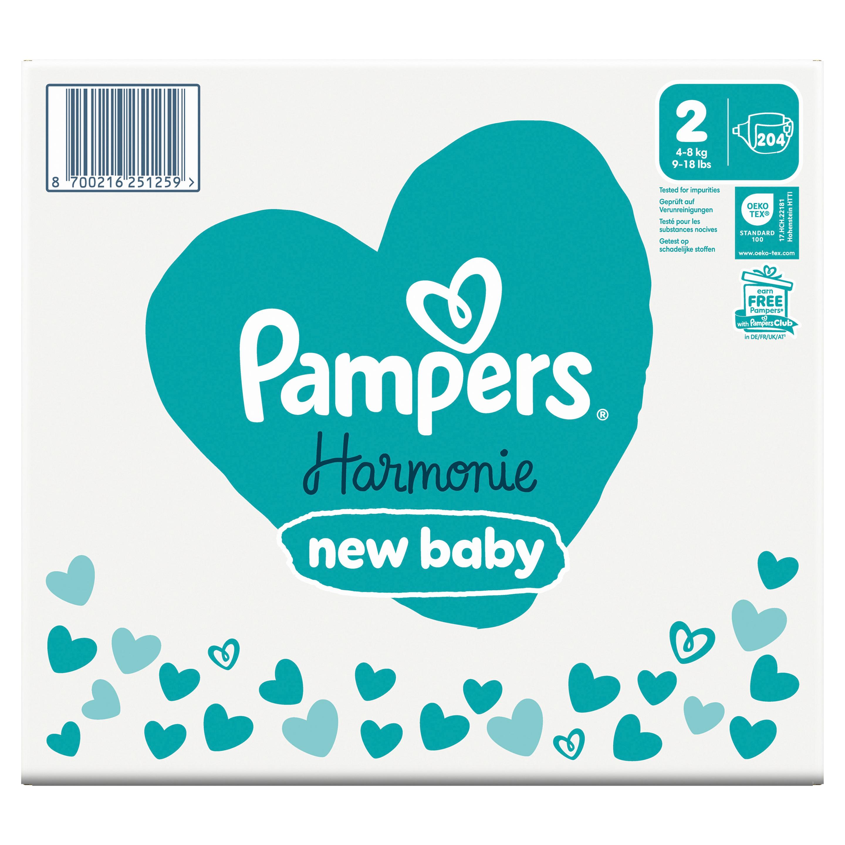 Produktbild Pampers Harmonie Windeln Gr.2 4-8kg Monatsbox 23 von 23