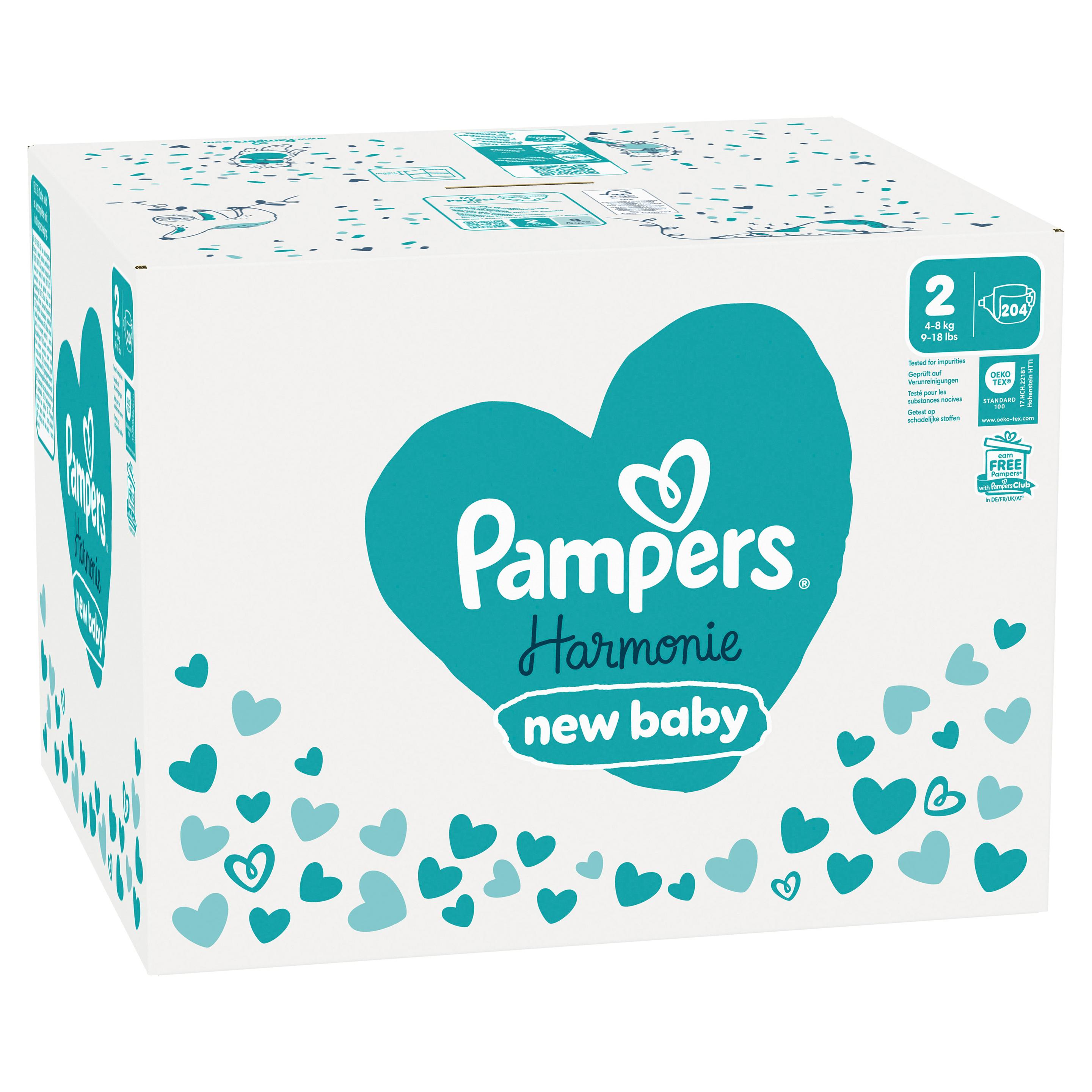 Produktbild Pampers Harmonie Windeln Gr.2 4-8kg Monatsbox 7 von 23