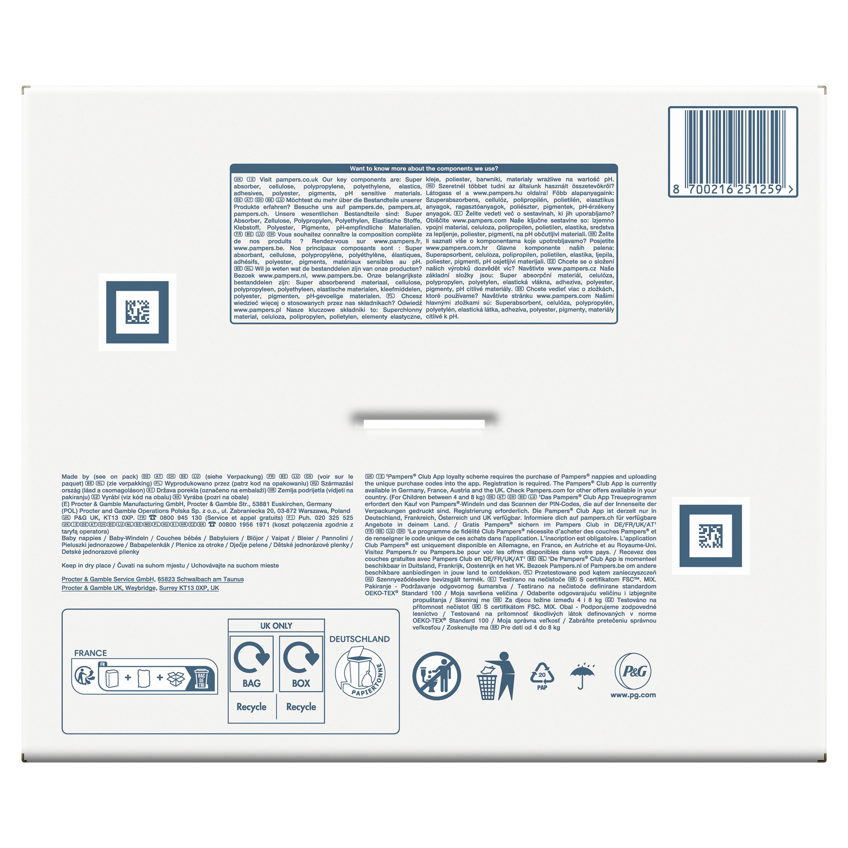 Produktbild Pampers Harmonie Windeln Gr.2 4-8kg Monatsbox 14 von 23