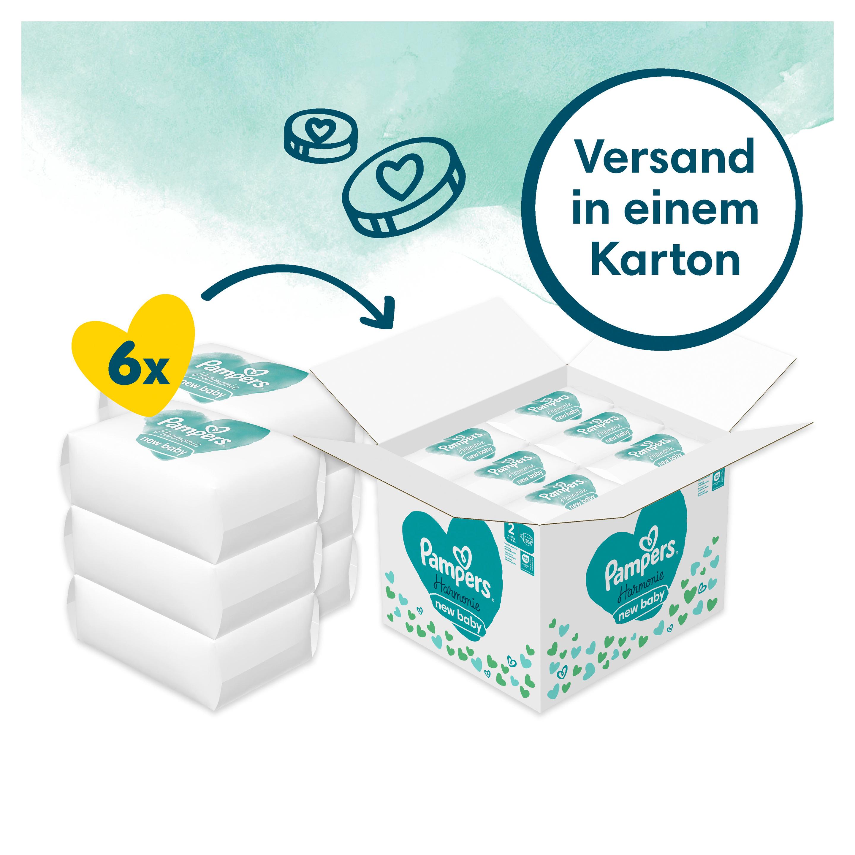 Produktbild Pampers Harmonie Windeln Gr.2 4-8kg Monatsbox 18 von 23
