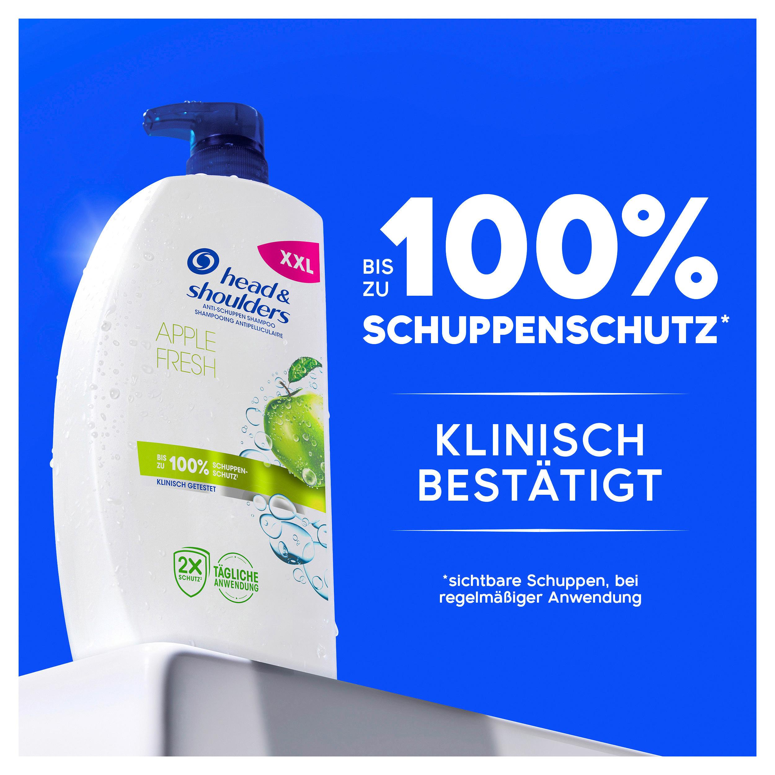 Produktbild head&shoulders Anti Schuppen Shampoo apple fresh 4 von 7